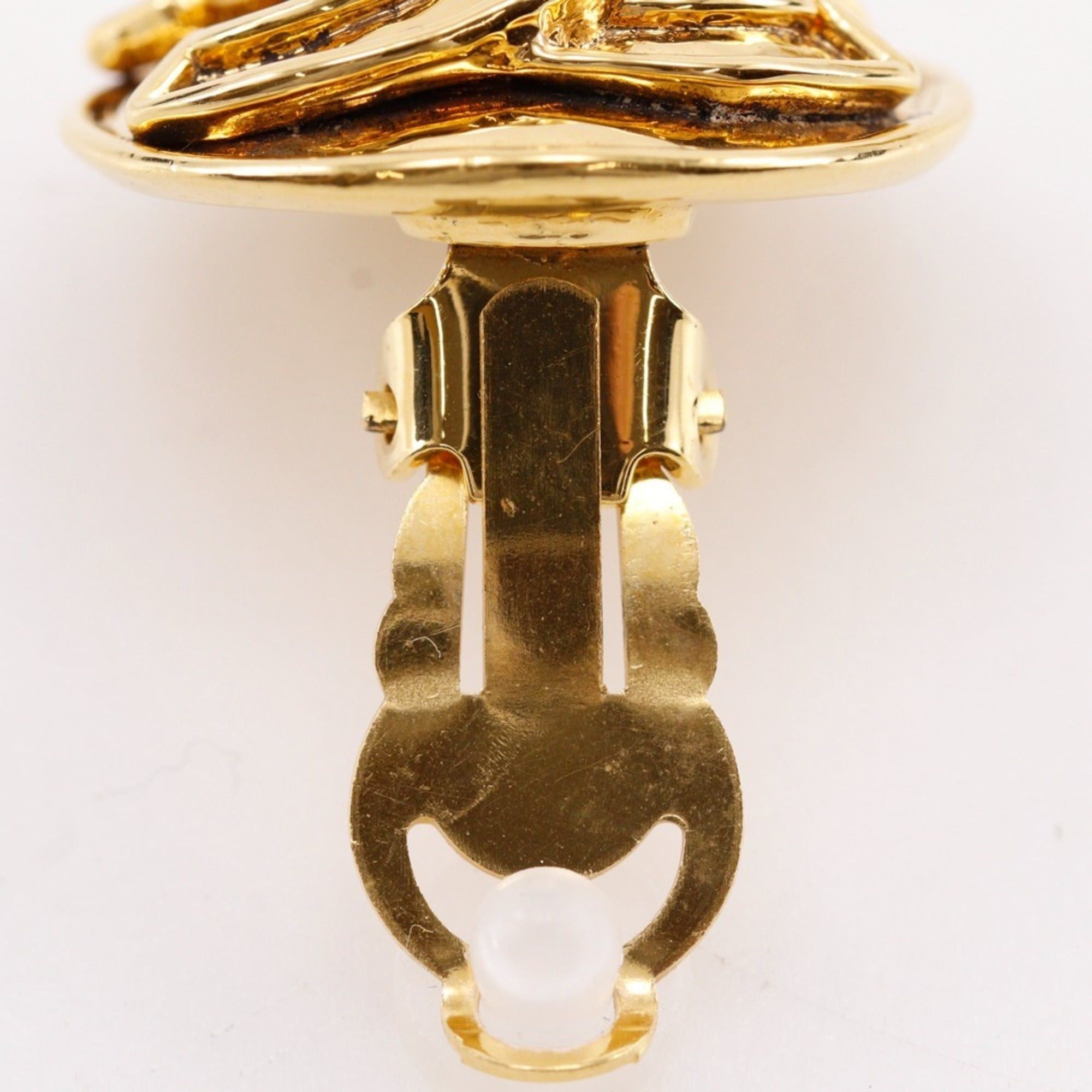 Chanel Chanel Coco Mark Earrings, Gold Plated, 1994, 94P, Approx. 21.1g, Women's. Size ONE SIZE - 5 Thumbnail
