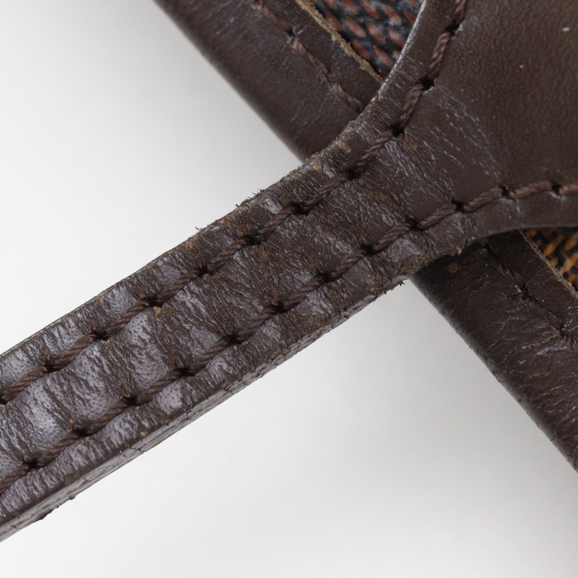 Louis Vuitton Louis Vuitton Neverfull MM Tote Bag N51105 Damier Canvas 2012 Brown GI2102 A4 Unisex Size ONE SIZE - 13 Thumbnail