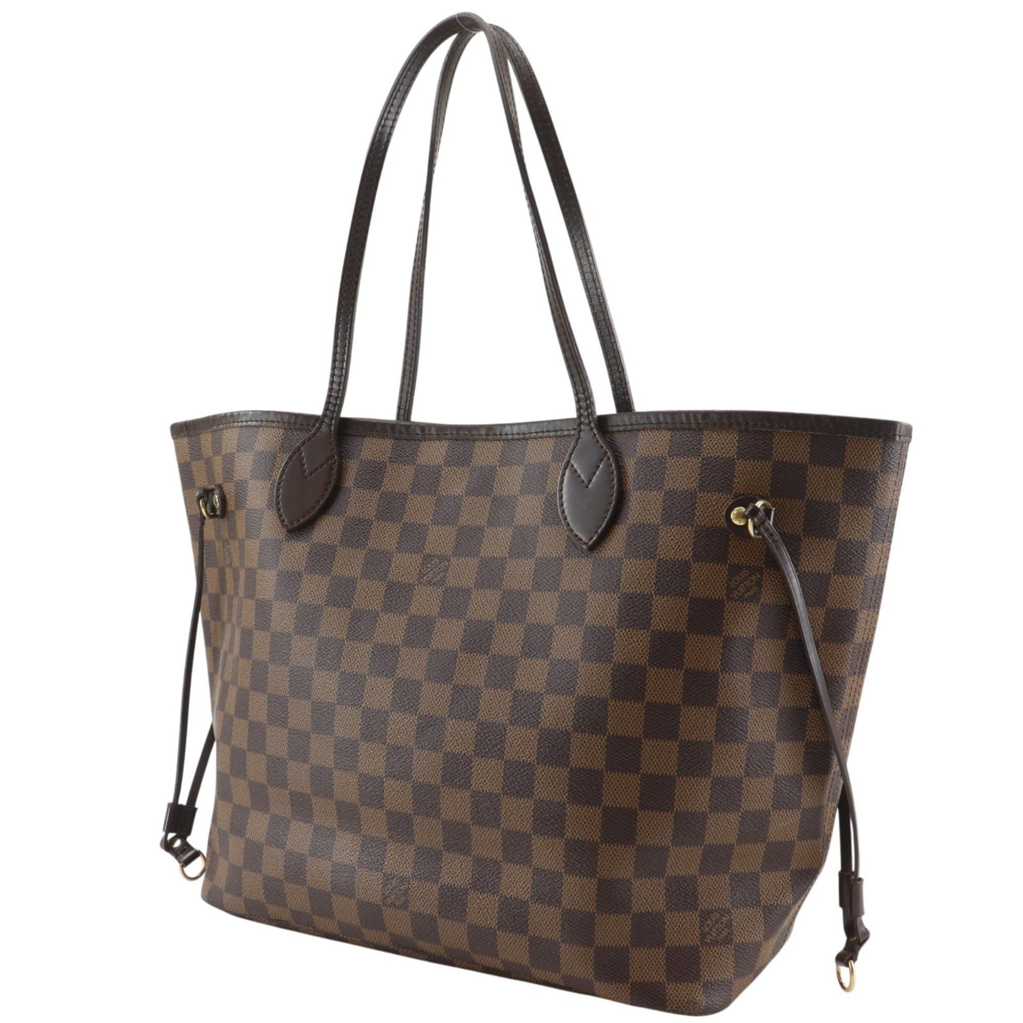 Louis Vuitton Louis Vuitton Neverfull MM Tote Bag N51105 Damier Canvas 2012 Brown GI2102 A4 Unisex Size ONE SIZE - 2 Thumbnail