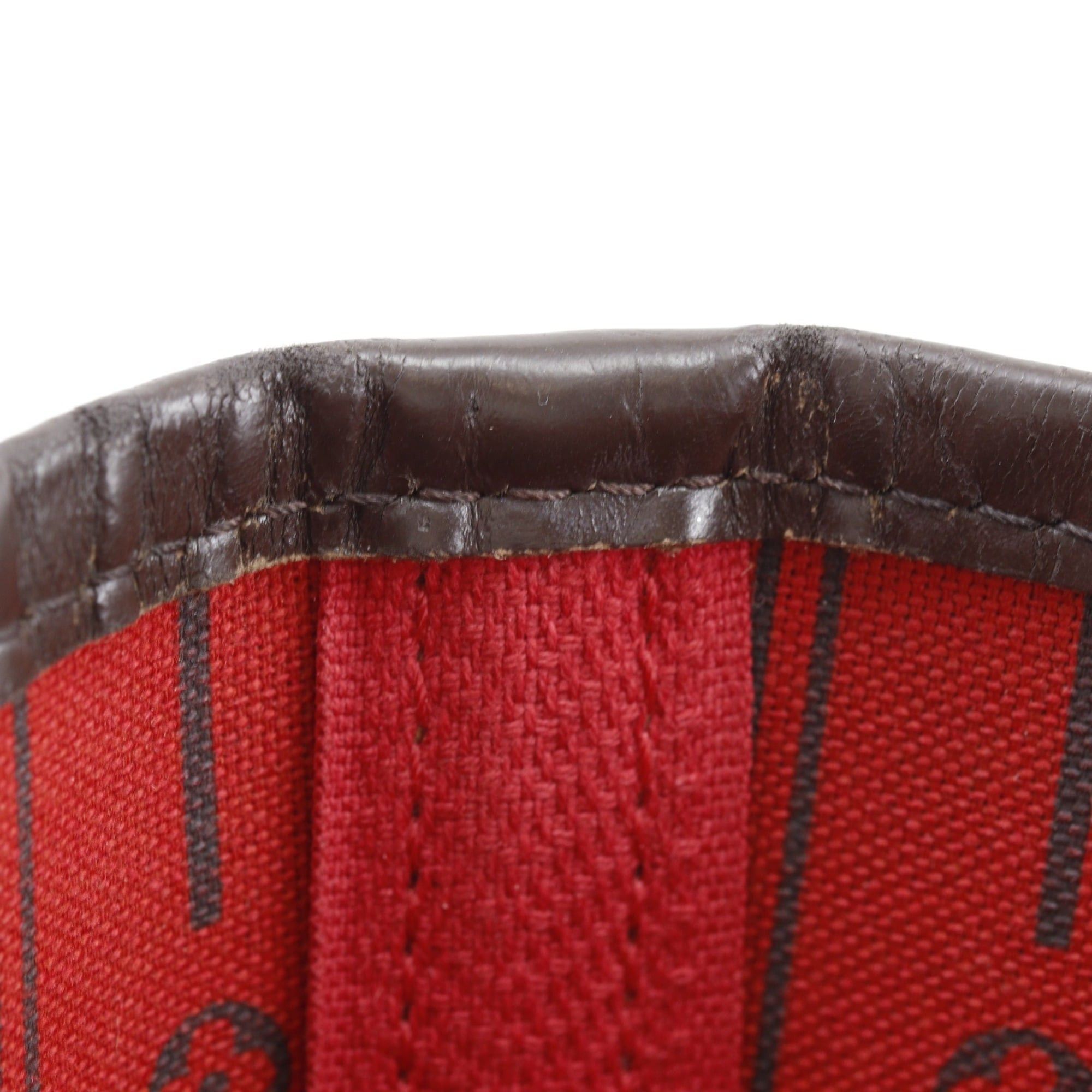 Louis Vuitton Louis Vuitton Neverfull MM Tote Bag N51105 Damier Canvas 2012 Brown GI2102 A4 Unisex Size ONE SIZE - 8 Thumbnail