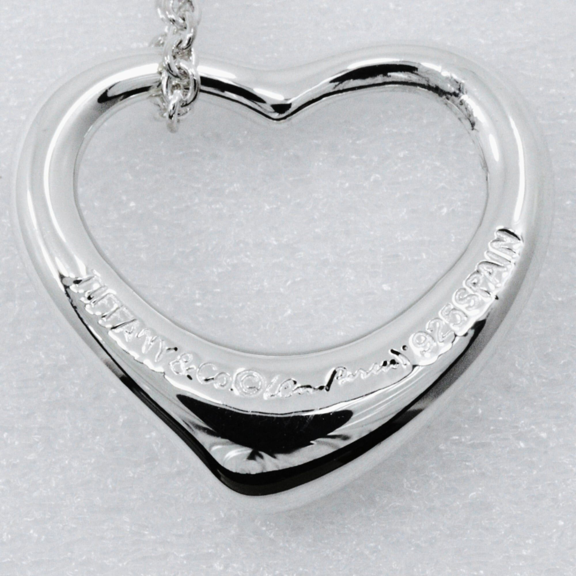Tiffany & Co. Tiffany & Co. Orpin Heart Necklace, designed by Elsa Peretti, 925 Sterling Silver, approx. 2.7g, for women. Size ONE SIZE - 10 Thumbnail