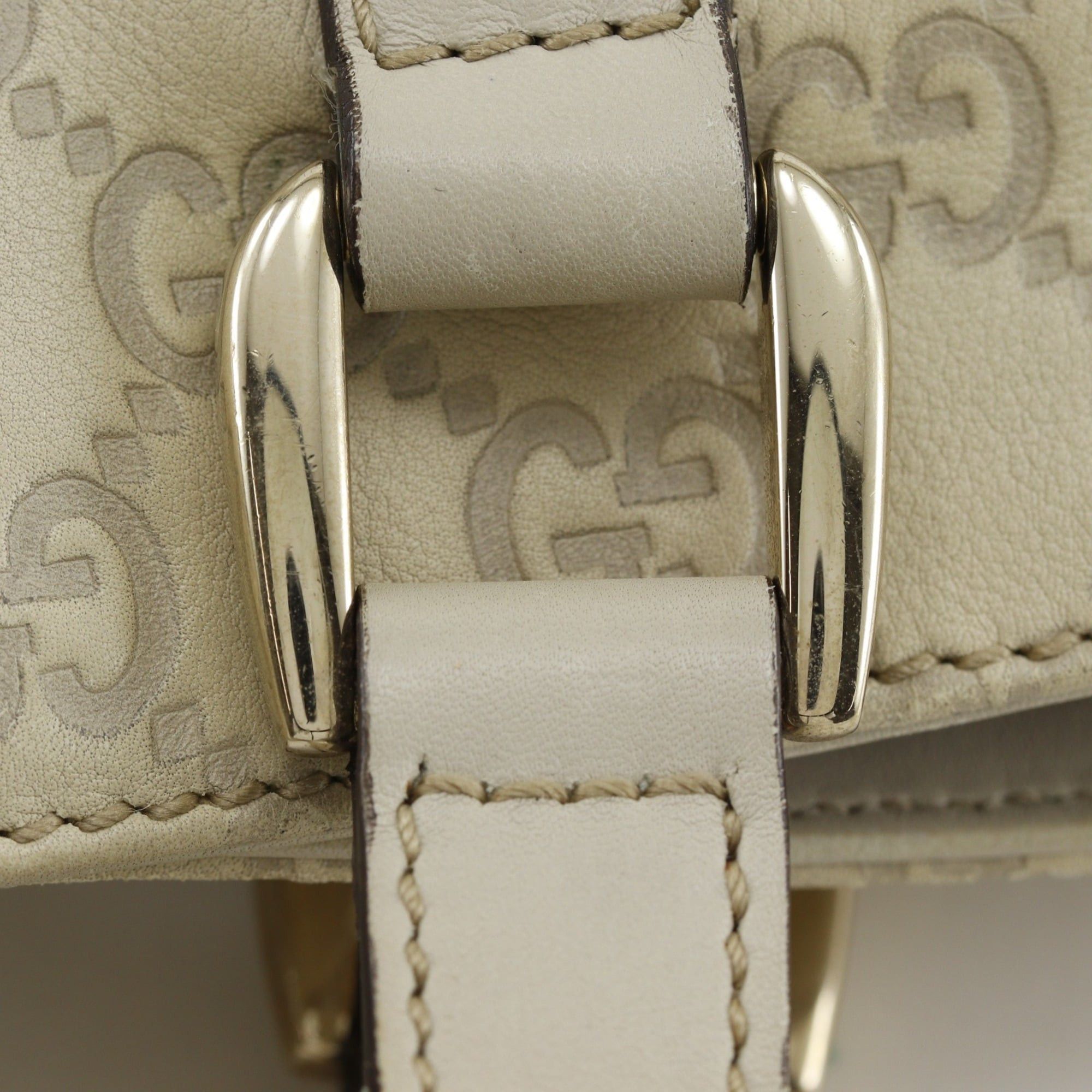 Gucci Gucci Tote Bag Handbag 272347 Shima Leather Off-White A4 Magnetic Closure Unisex Size ONE SIZE - 15 Thumbnail