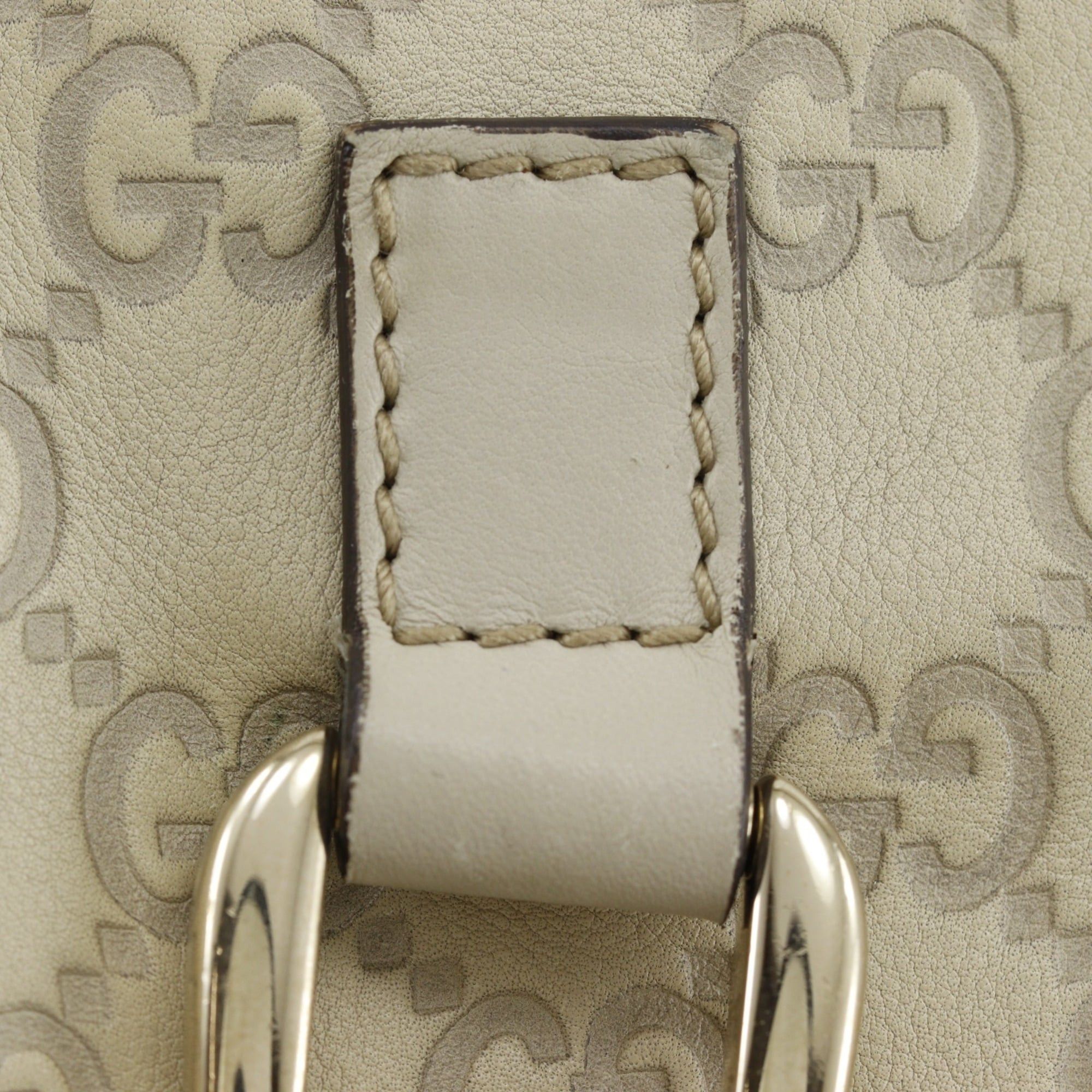 Gucci Gucci Tote Bag Handbag 272347 Shima Leather Off-White A4 Magnetic Closure Unisex Size ONE SIZE - 14 Thumbnail