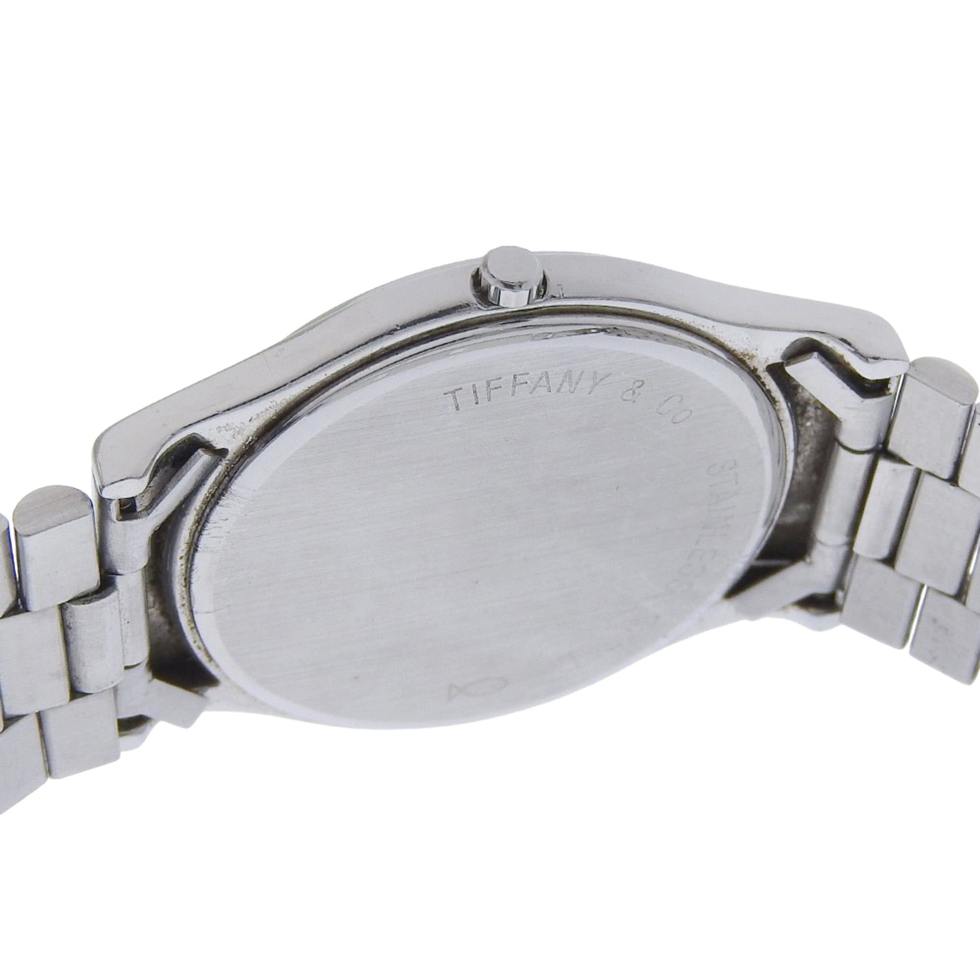 Tiffany & Co. Tiffany & Co. Classic Watch, Stainless Steel, Quartz, Analog, White Dial, Unisex Size ONE SIZE - 6 Thumbnail