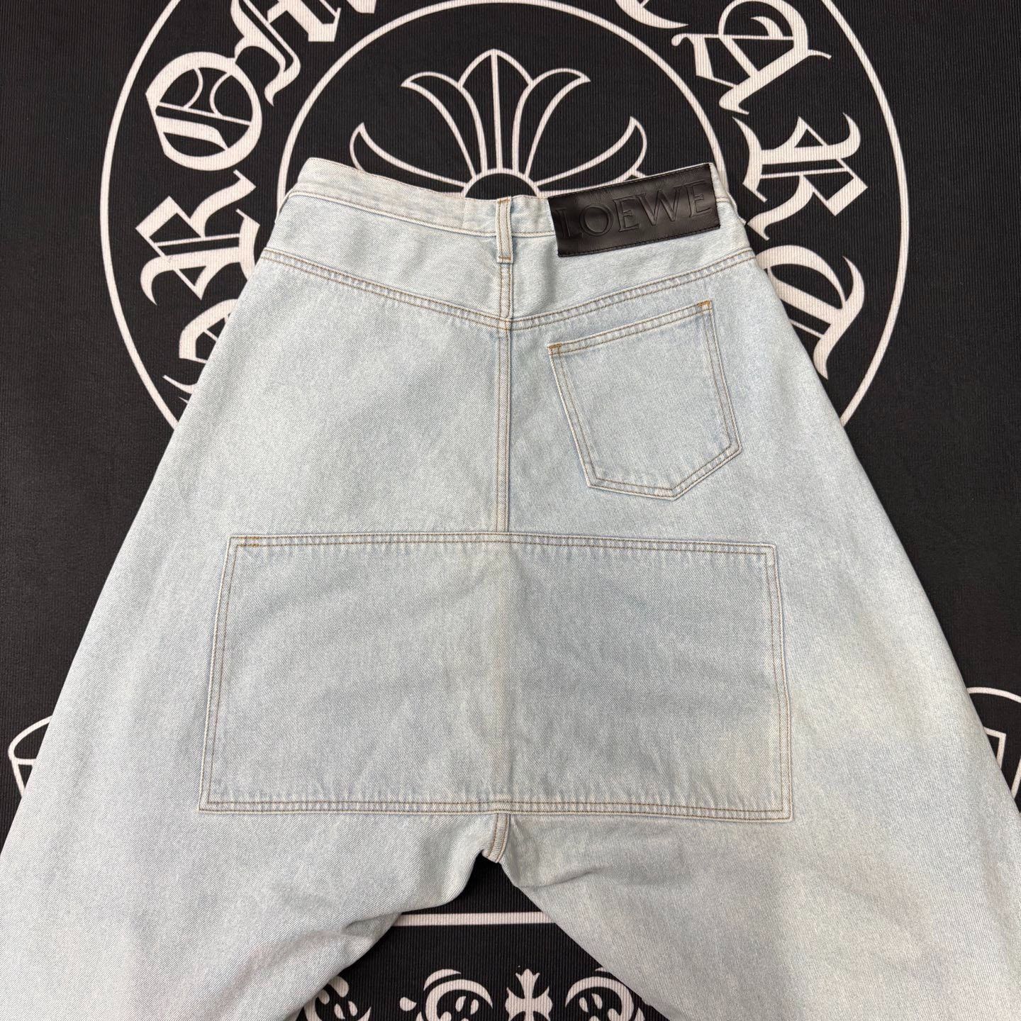 Loewe LOEWE Light Blue Wide-Leg Jeans Size 36" / US 14 / IT 50 - 3 Thumbnail