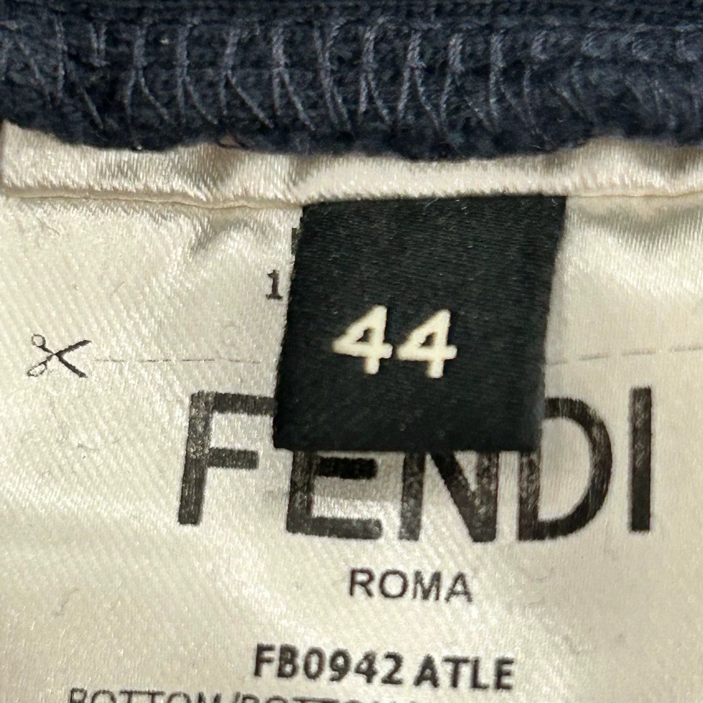Fendi Fendi Blue-Black Corduroy Sweatpants Size US 28 / EU 44 - 6 Thumbnail