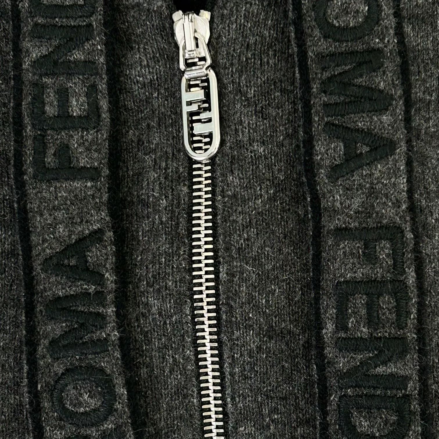 Fendi Fendi New Dark Gray Zip-Up Hooded Cardigan Size US S / EU 44-46 / 1 - 6 Thumbnail