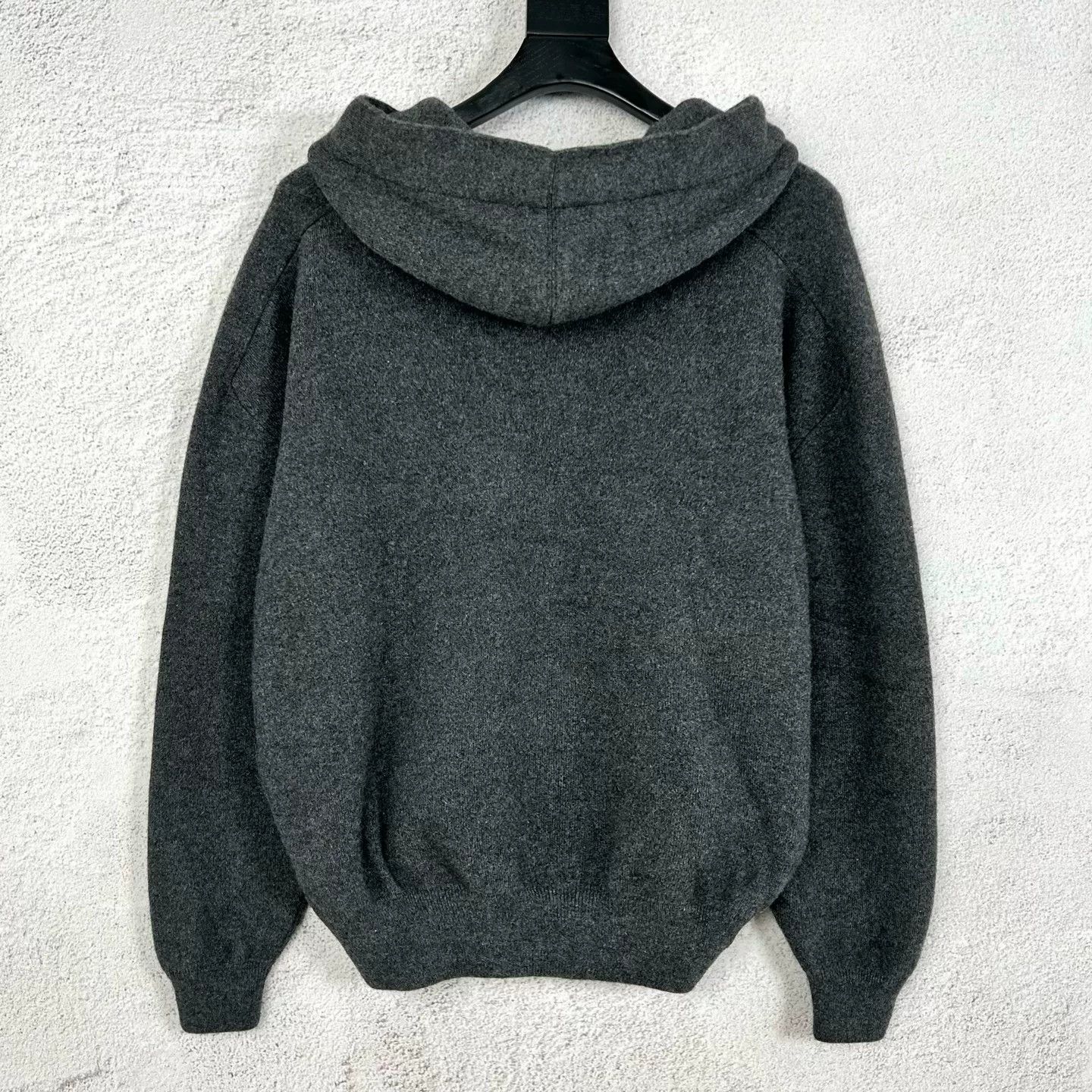 Fendi Fendi New Dark Gray Zip-Up Hooded Cardigan Size US S / EU 44-46 / 1 - 2 Thumbnail