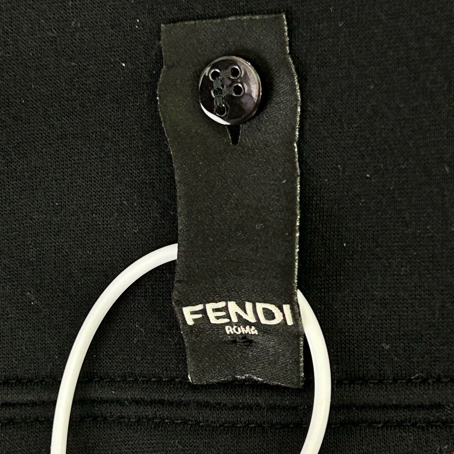 Fendi Fendi FW24 Embossed Black Crewneck Sweatshirt Size US XS / EU 42 / 0 - 7 Thumbnail