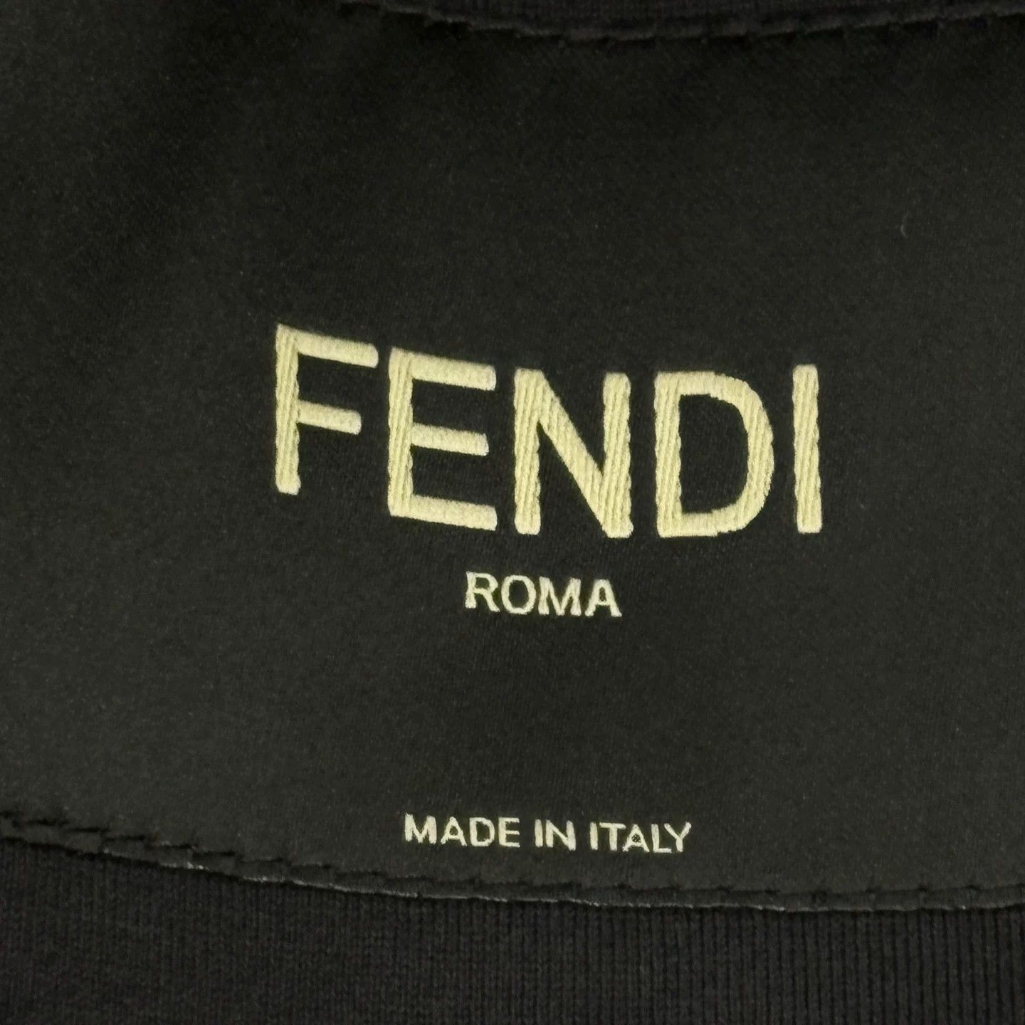 Fendi Fendi Black All-over Print Velvet Flocked Pilot Jacket Size US S / EU 44-46 / 1 - 4 Thumbnail