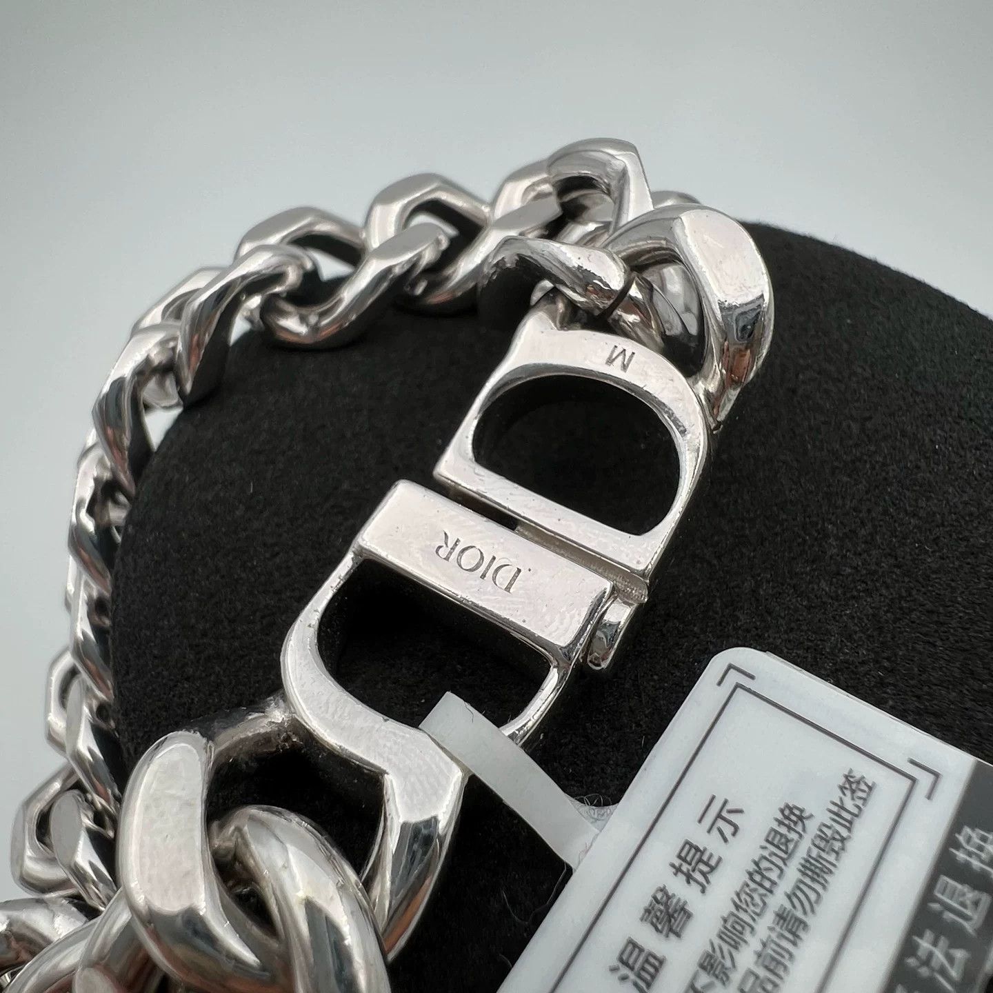 Dior Dior CD Silver Chain Link Bracelet Size ONE SIZE - 2 Thumbnail