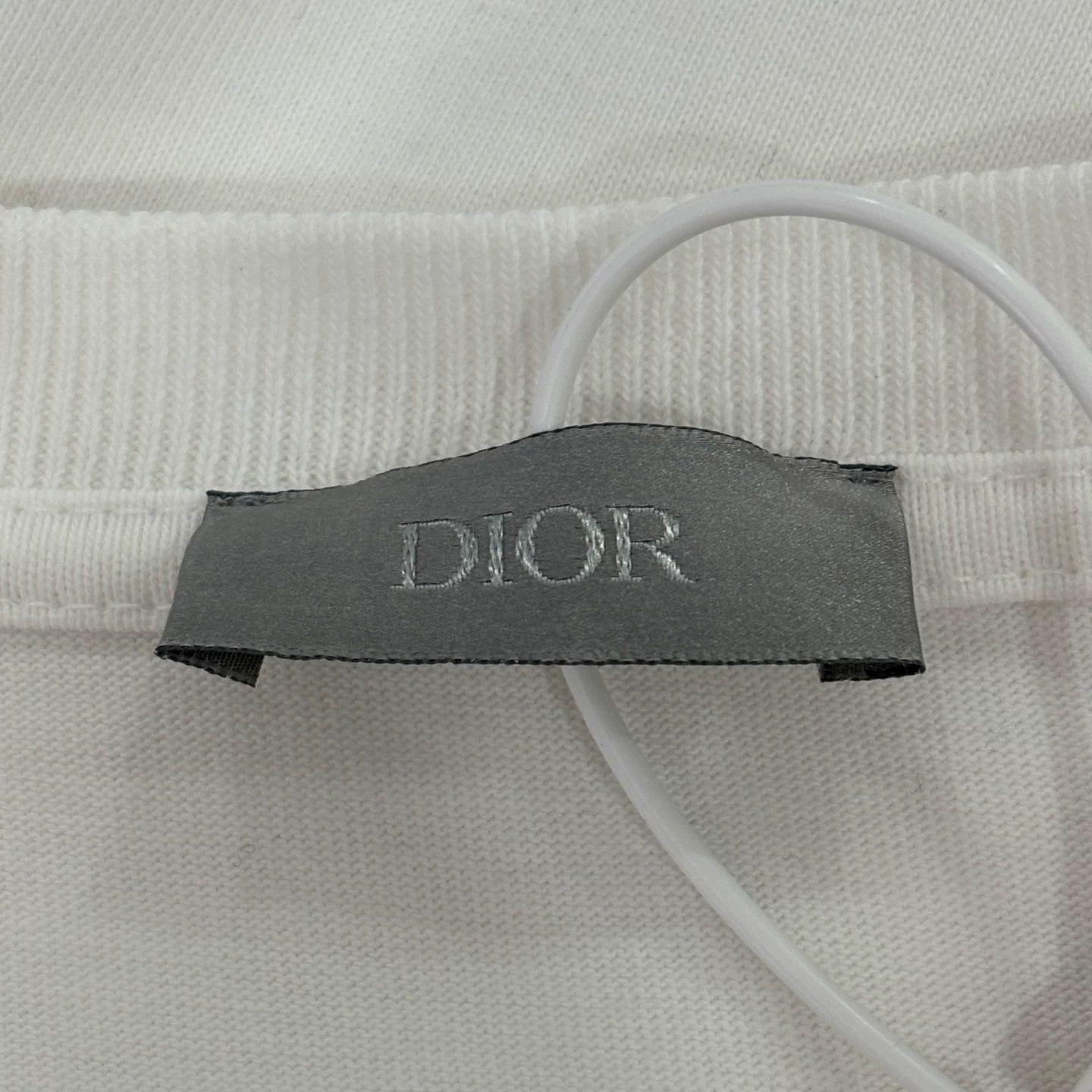 Dior Dior White Chest Logo Short-Sleeve T-Shirt Size US XL / EU 56 / 4 - 3 Thumbnail