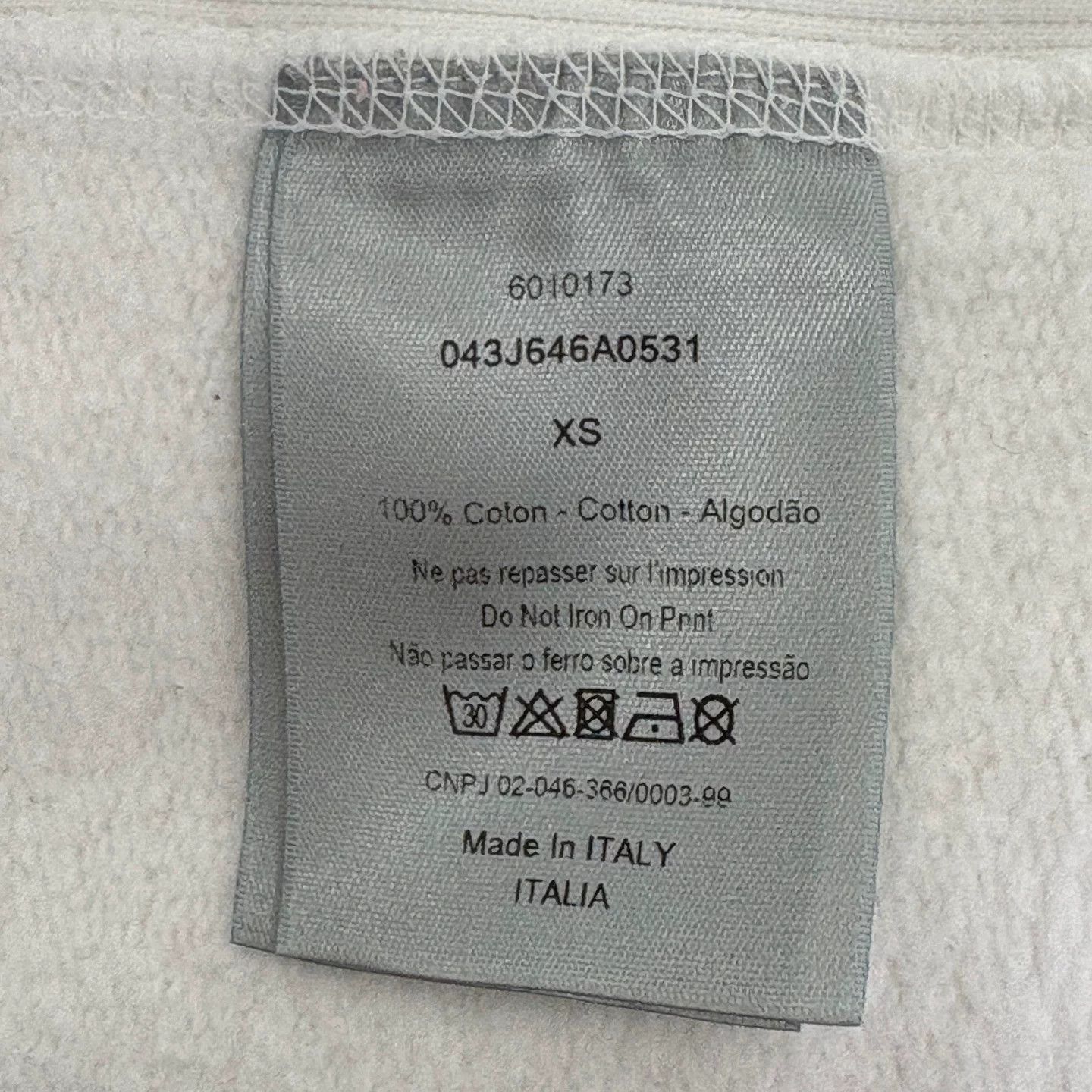 Dior DIOR Flocked Letter Loose Hoodie Size US XS / EU 42 / 0 - 3 Thumbnail