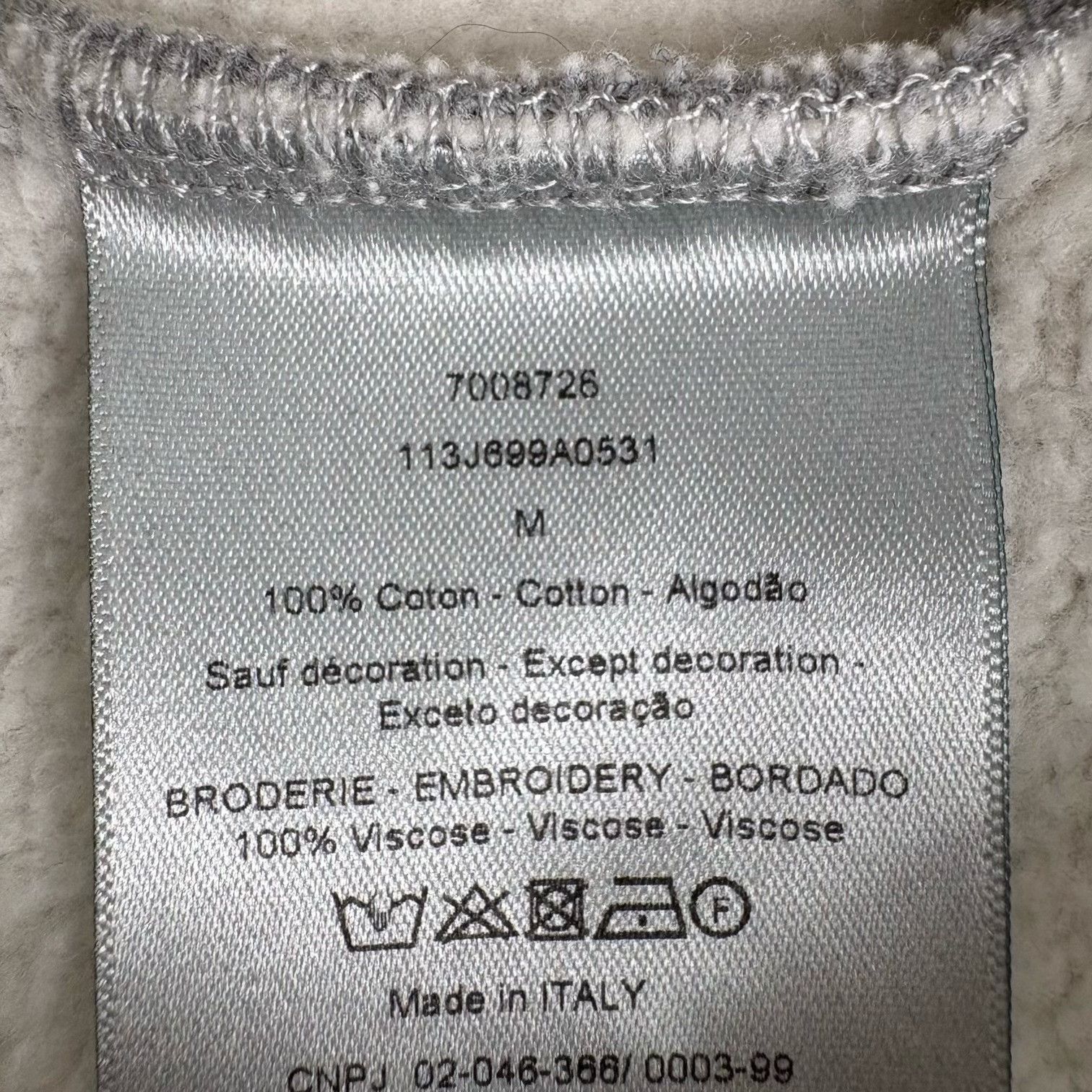 Dior DIOR Essentials CD Icon Embroidered Sweatshirt Size US M / EU 48-50 / 2 - 5 Thumbnail