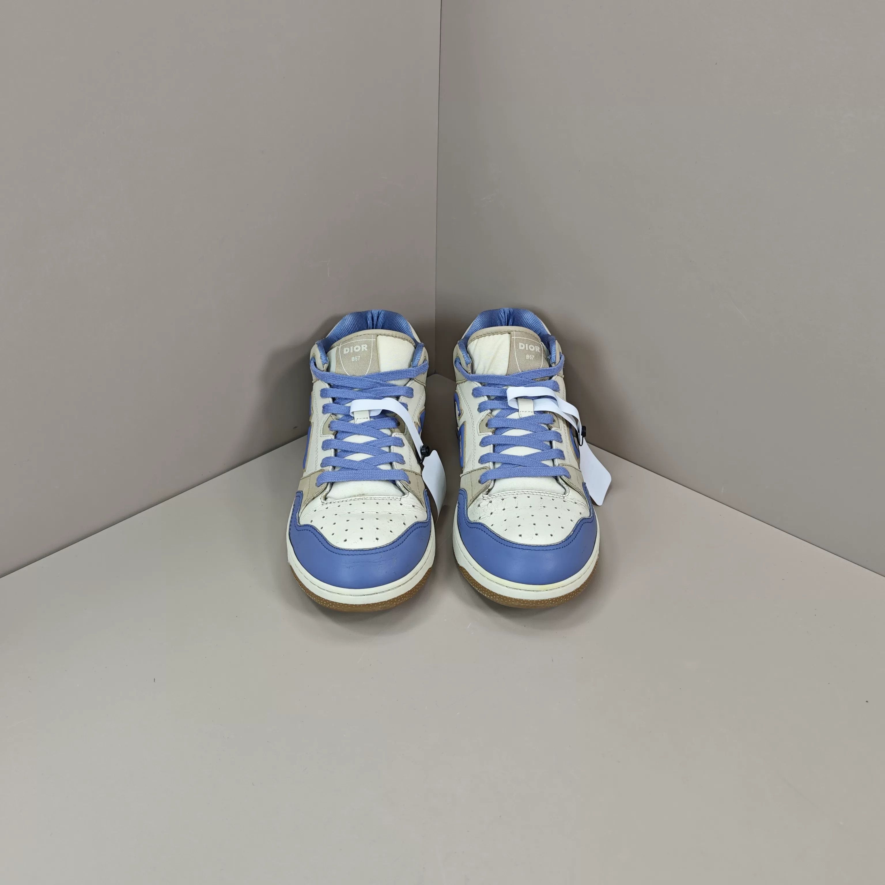 Dior DIOR B57 White Blue Sneakers Size US 8 / EU 41 - 3 Thumbnail