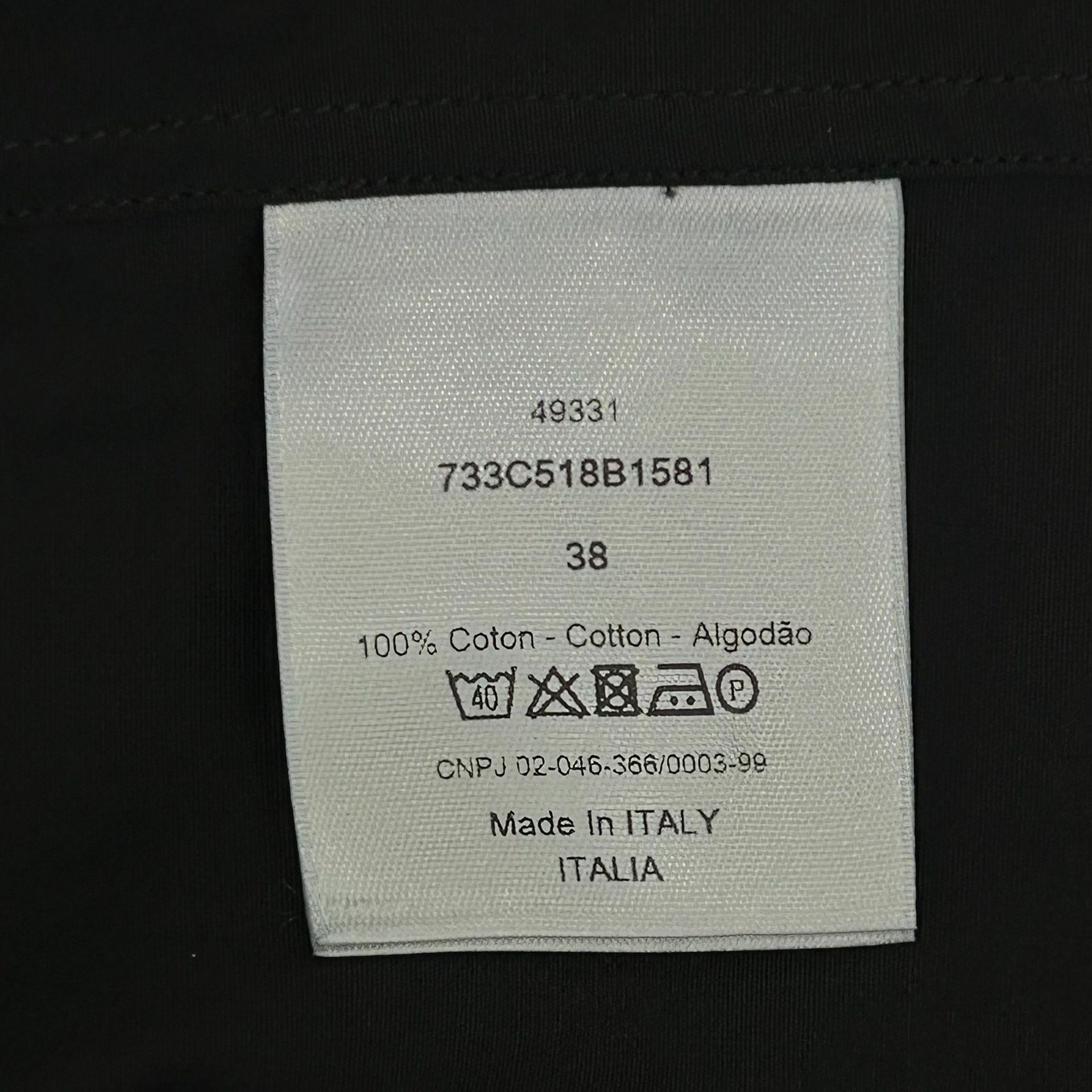 Dior DIOR Black Bee Embroidery Shirt Size US S / EU 44-46 / 1 - 4 Thumbnail