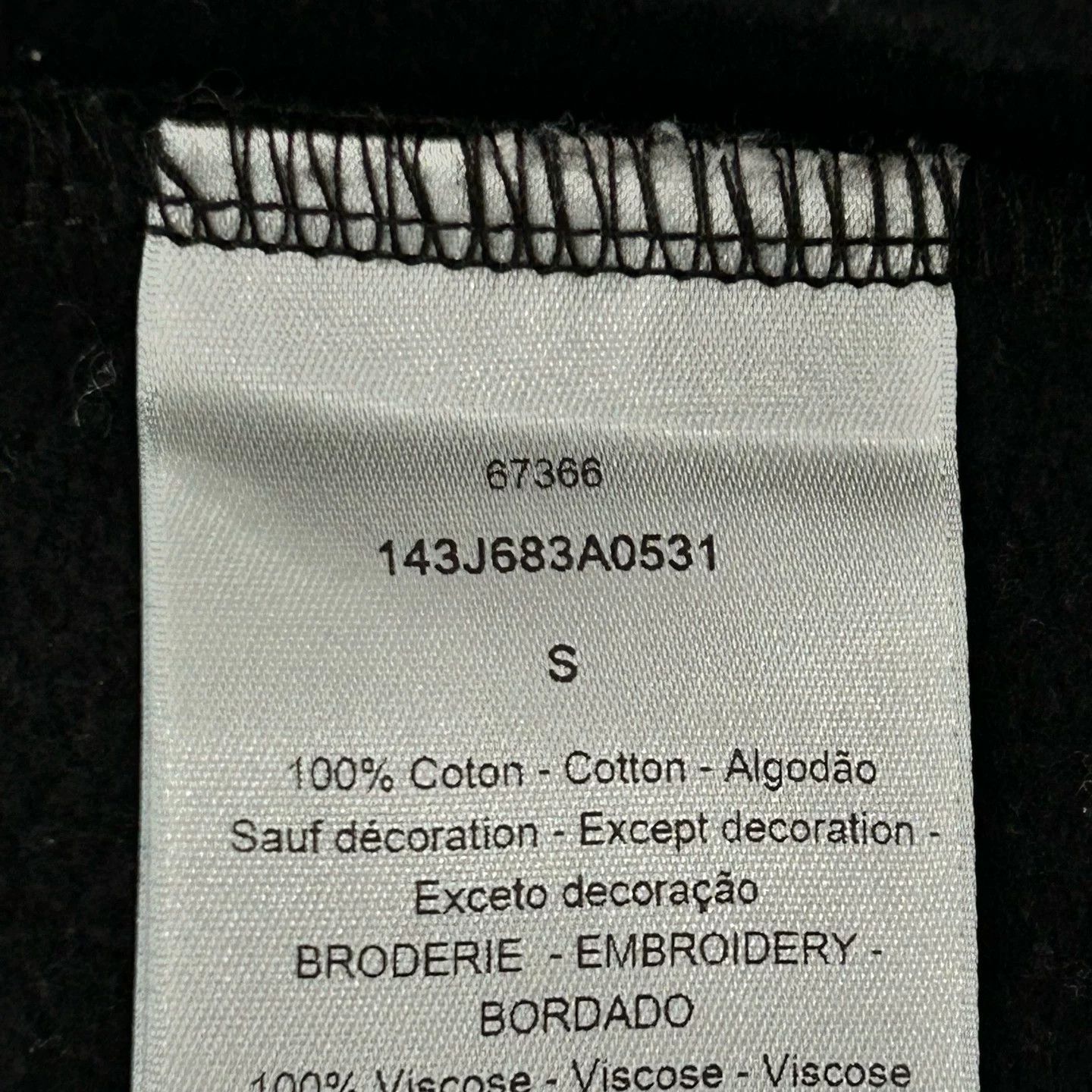 Dior DIOR x KENNY SCHARF Logo Hooded Sweatshirt Size US S / EU 44-46 / 1 - 4 Thumbnail