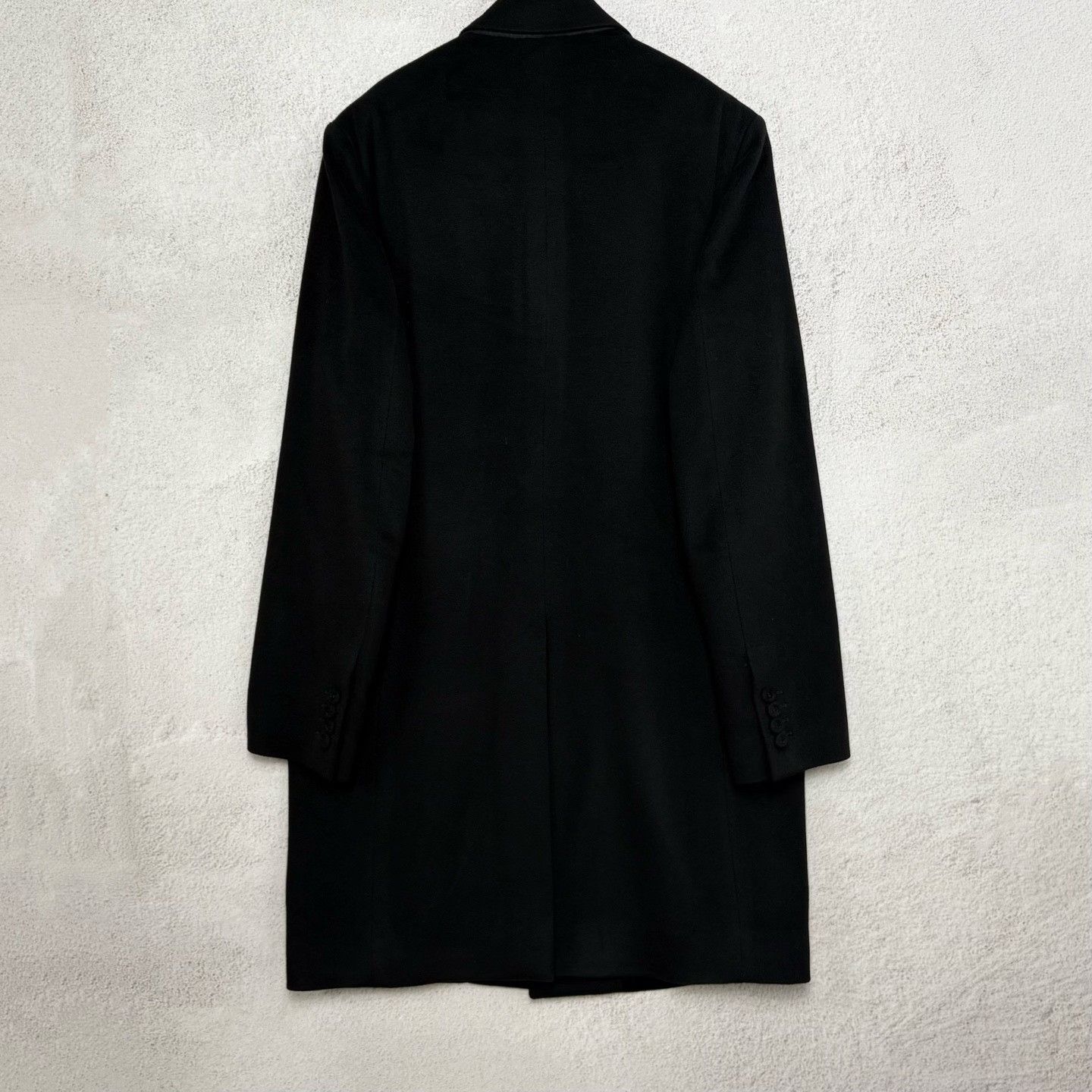 Dior Dior Black Cashmere Logo Coat Size US M / EU 48-50 / 2 - 2 Thumbnail