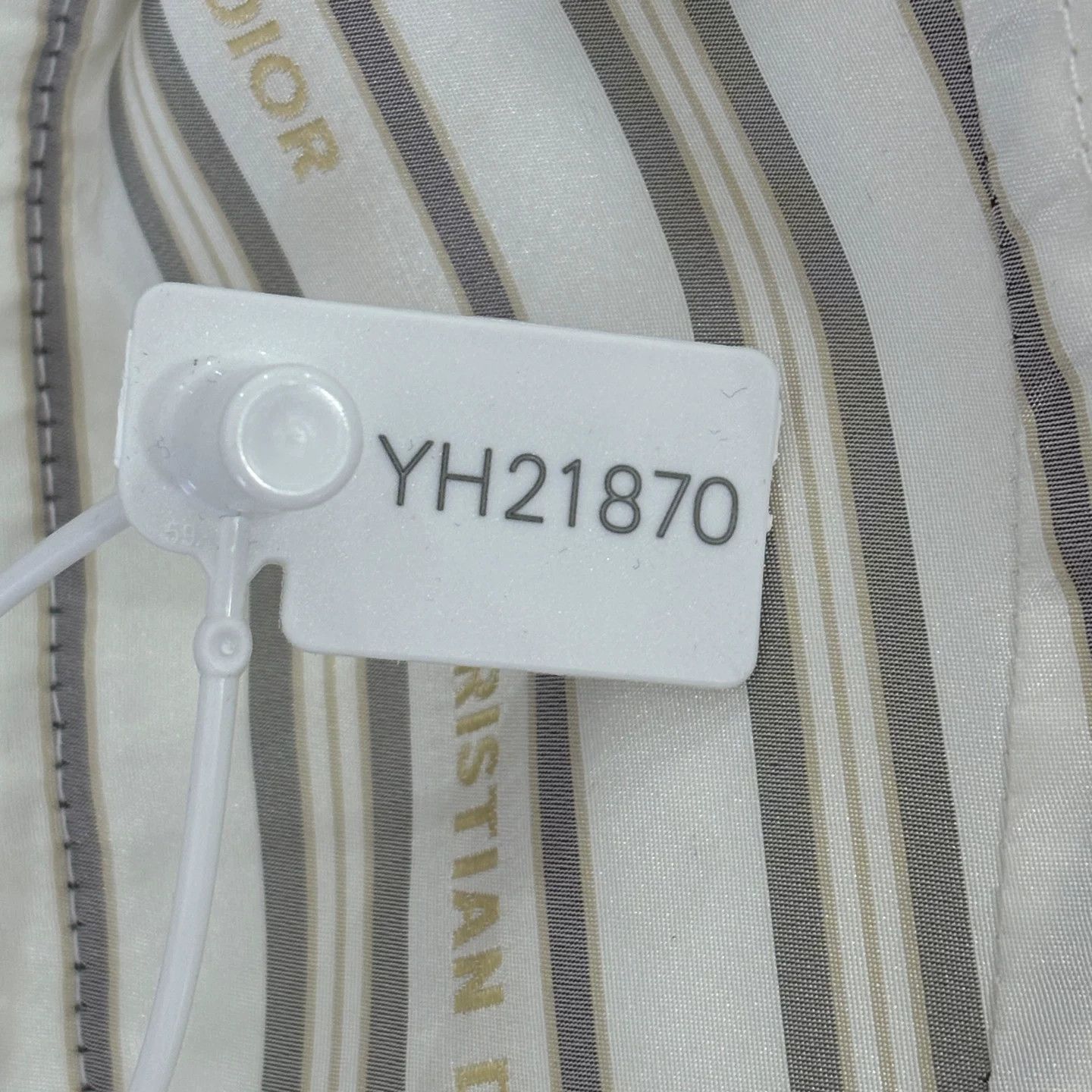 Dior Dior Half-Zip Striped Hooded Jacket Size US S / EU 44-46 / 1 - 8 Thumbnail