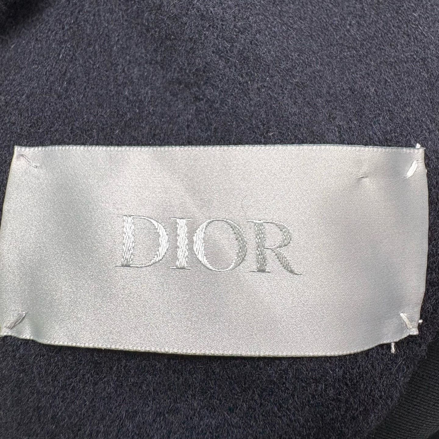 Dior Dior Peter Doig Collab Black Cashmere Coat Size US L / EU 52-54 / 3 - 3 Thumbnail