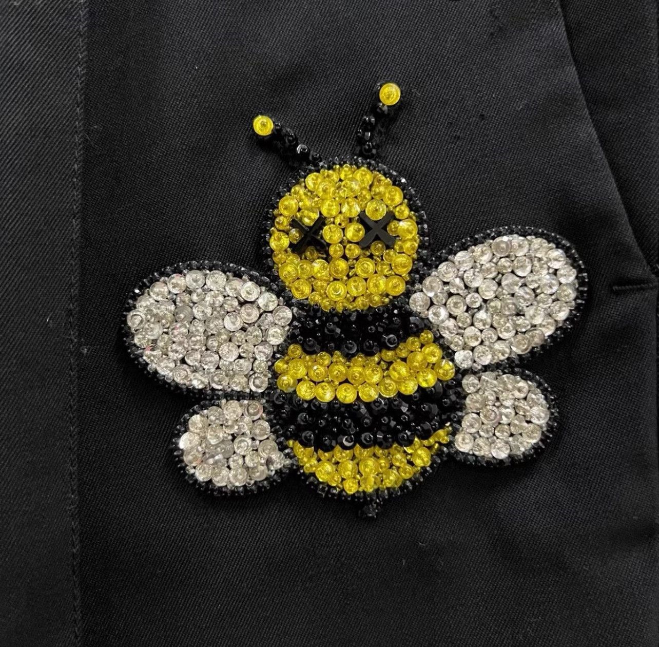 Dior Dior Rhinestone Small Bee Drawstring Sweatpants Size US 30 / EU 46 - 4 Thumbnail