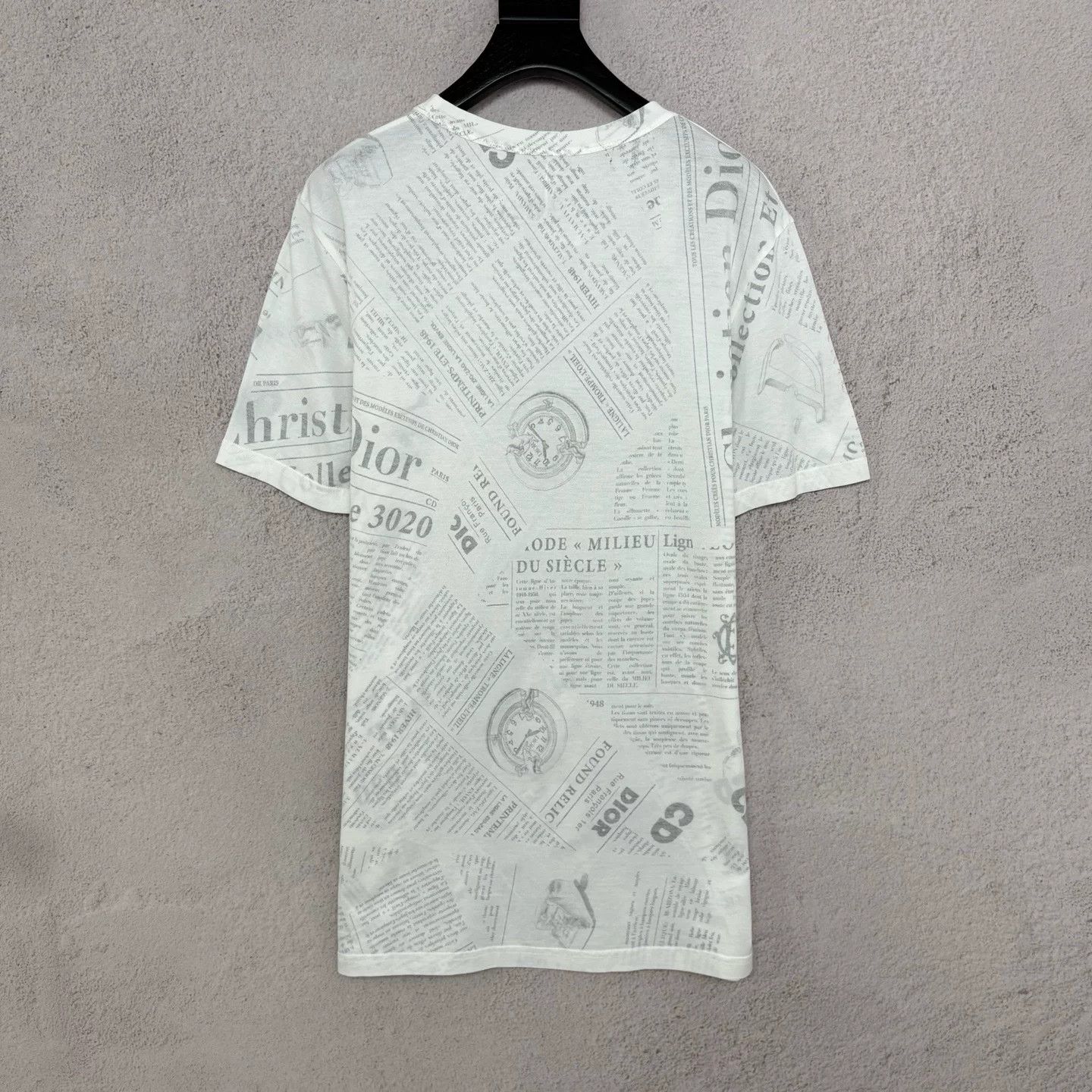Dior Dior Newspaper Print Short-Sleeve T-Shirt Size US L / EU 52-54 / 3 - 2 Thumbnail