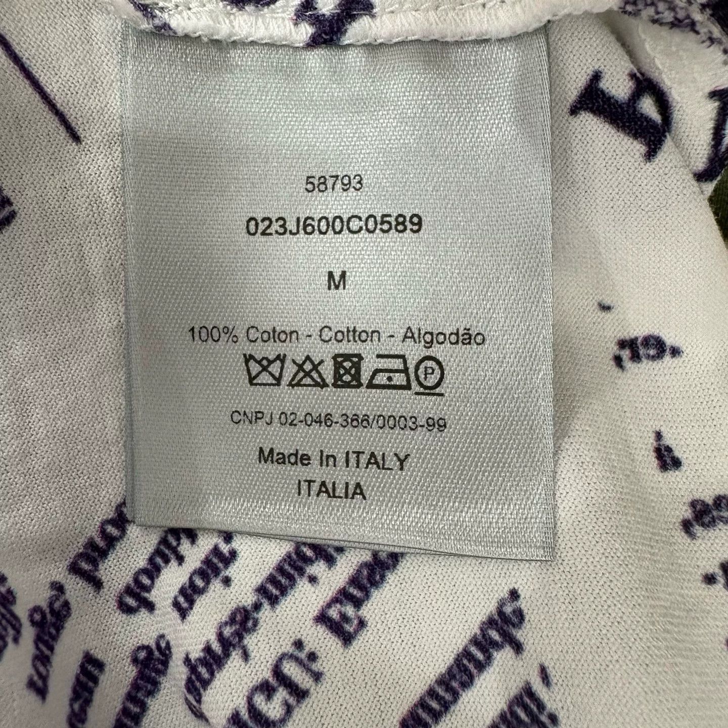 Dior Christian Dior Newspaper Print T-Shirt Size US M / EU 48-50 / 2 - 5 Thumbnail