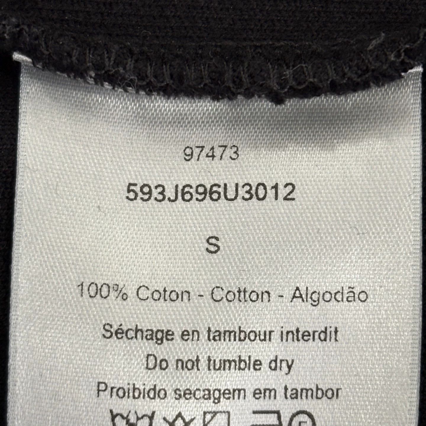 Dior Dior 26 Embossed Logo Plain Knit Tee Size US S / EU 44-46 / 1 - 6 Thumbnail