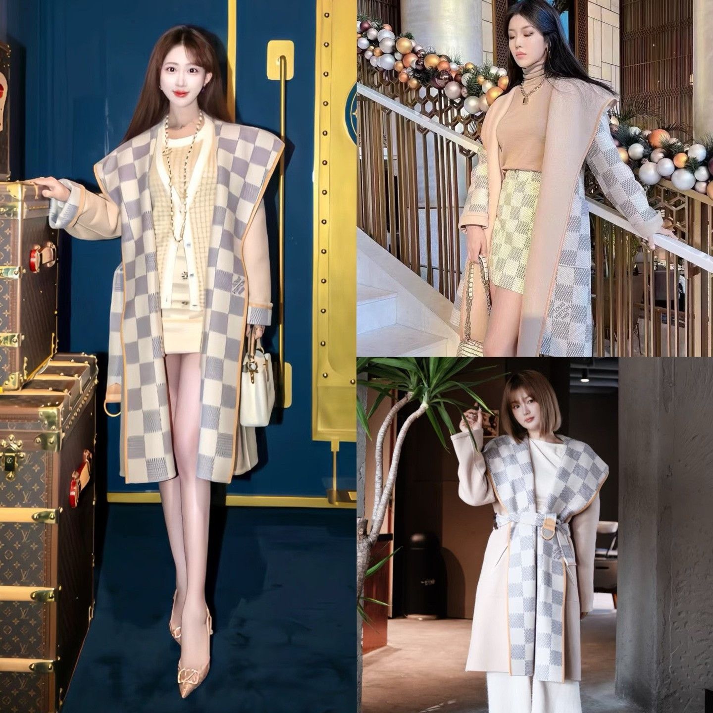 Louis Vuitton Lv Beige Long Coat with Belt Size US XXS / EU 40 - 6 Thumbnail