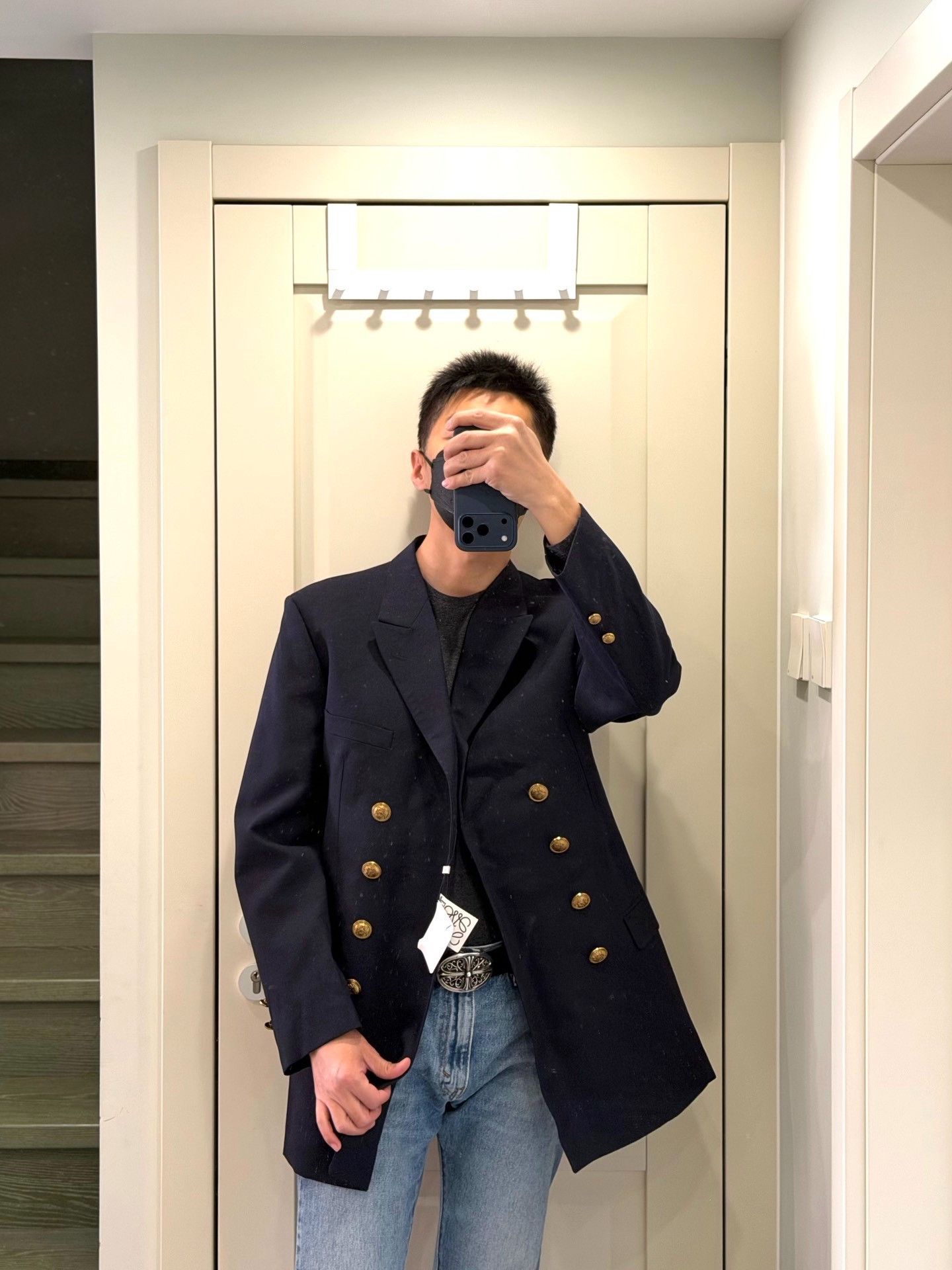 Loewe Loewe Men's Double-Breasted Trench Size US S / EU 44-46 / 1 - 2 Thumbnail