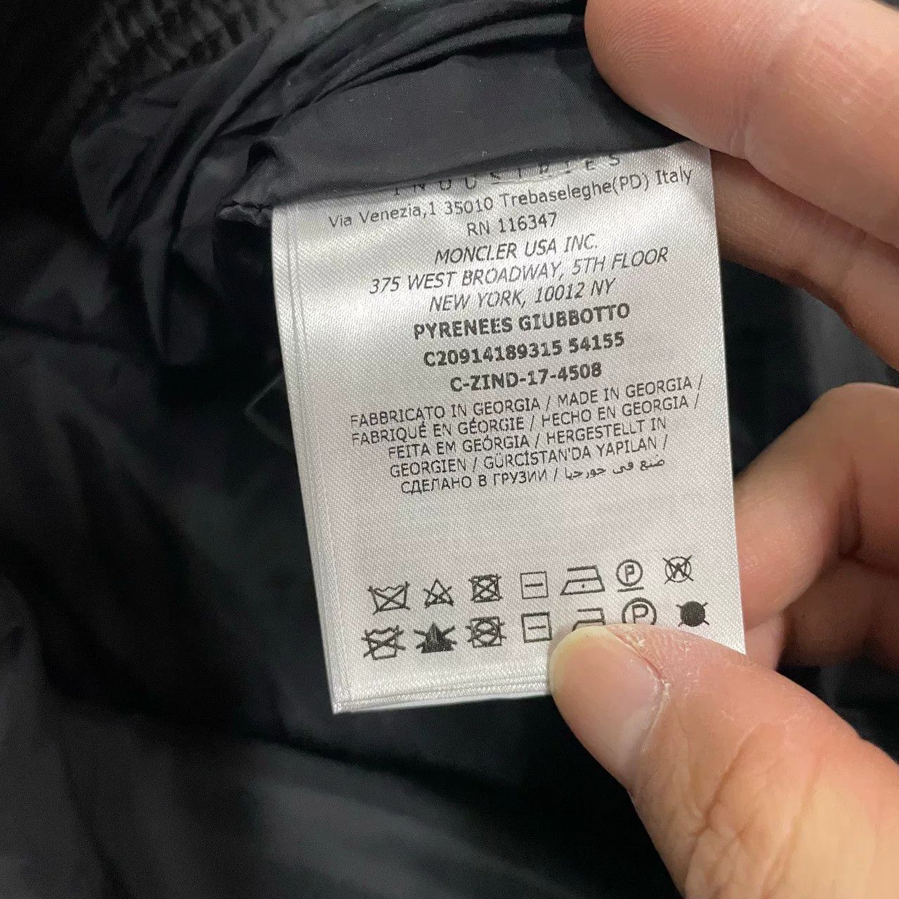 Moncler Moncler Black Puffer Down Jacket Size US M / EU 48-50 / 2 - 3 Thumbnail