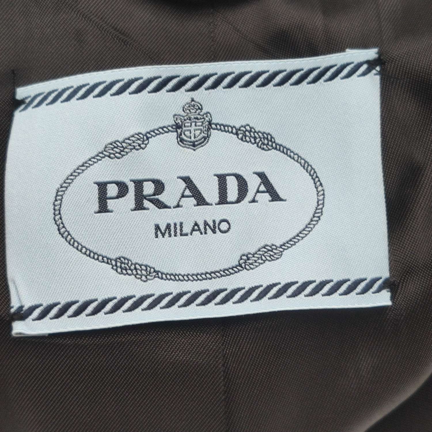 Prada Prada Black Wool Single-Breasted Blazer Size US XXS / EU 40 - 3 Thumbnail