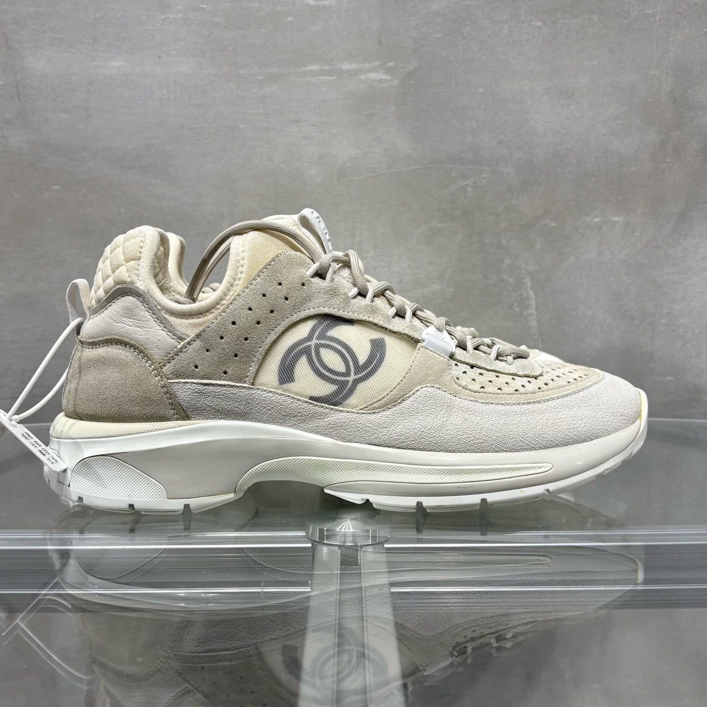 Chanel Chanel Double C Beige Sports Casual Shoes Size US 8 / EU 41 - 4 Thumbnail