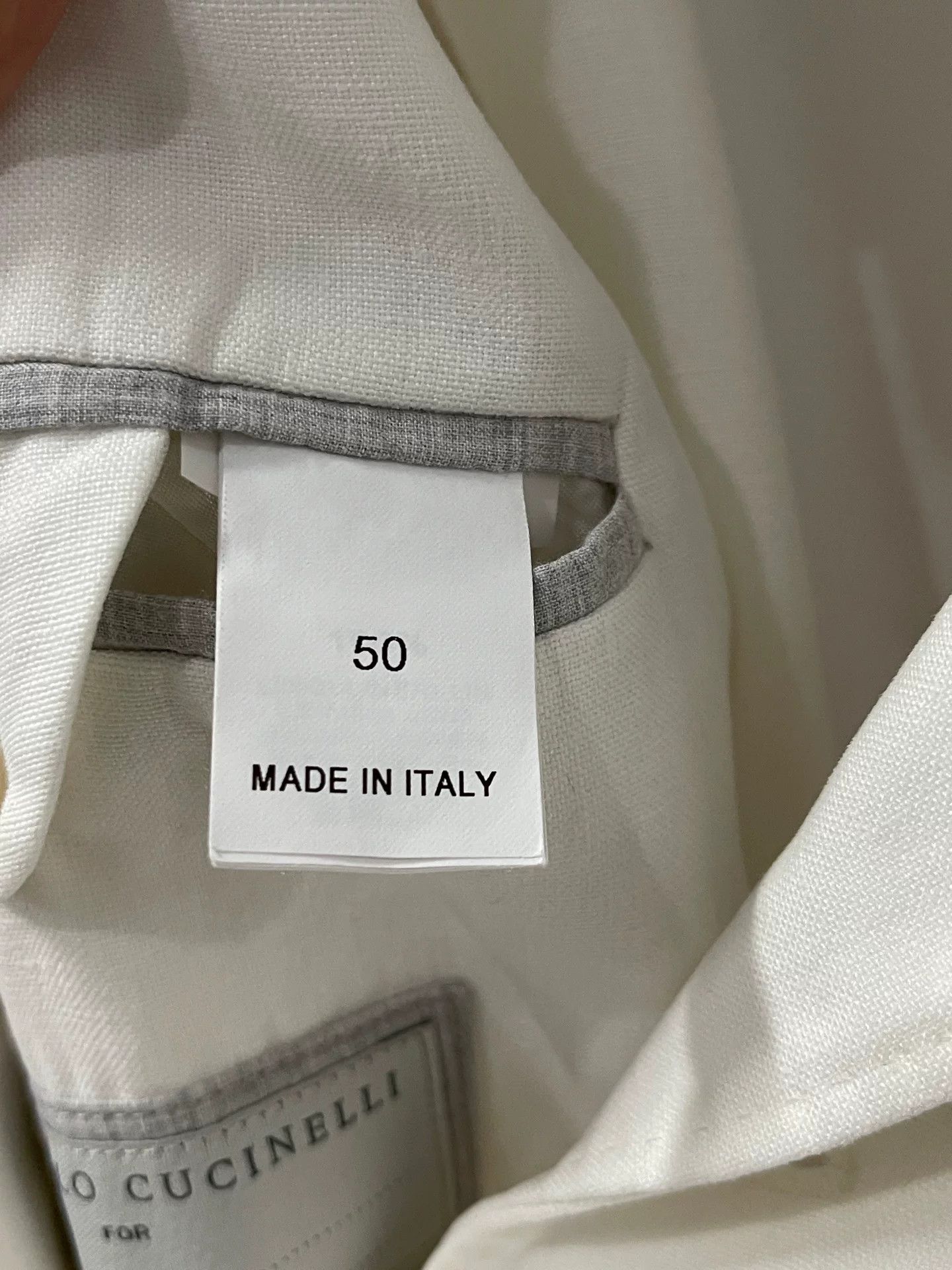 Brunello Cucinelli Brunello Cucinelli White Structured Suit Size US M / EU 48-50 / 2 - 6 Thumbnail
