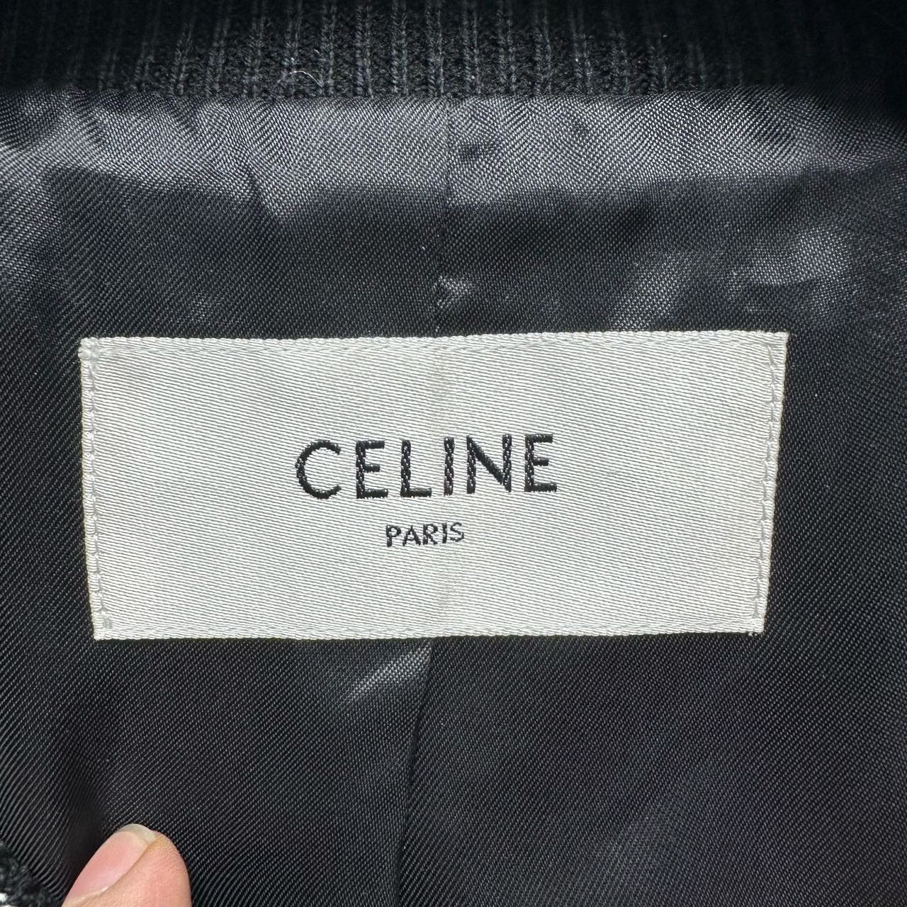 Celine CELINE 24FW Wool Logo Baseball Jacket Size US M / EU 48-50 / 2 - 3 Thumbnail