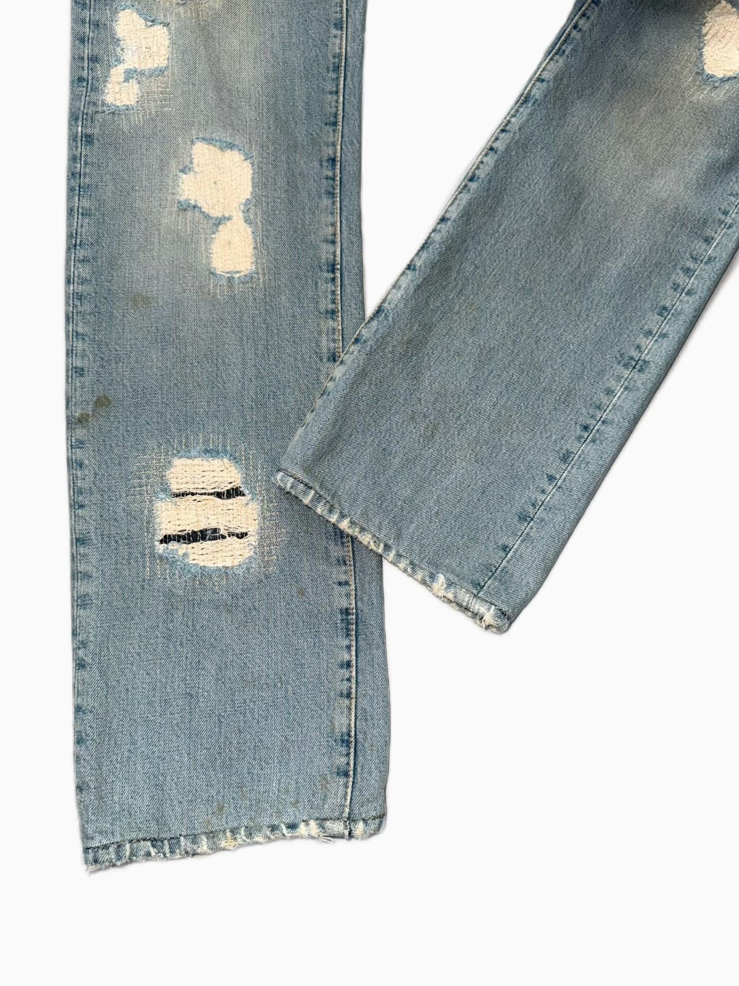 Dior Dior Homme 06ss 'Crash' Distressed Jeans Size US 31 - 8 Thumbnail