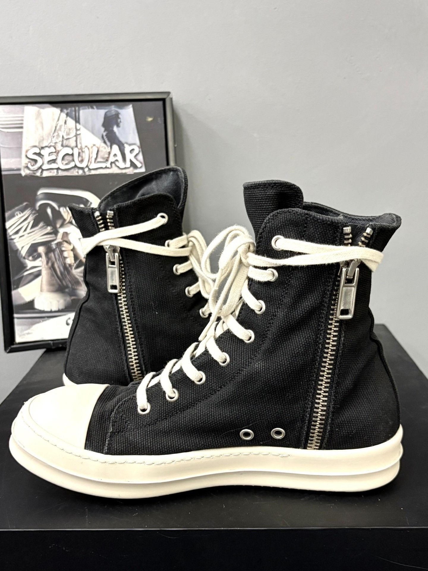 Rick Owens Drkshdw Rick Owens Drkshdw x Converse High-Top Size US 7 / EU 40 - 5 Thumbnail