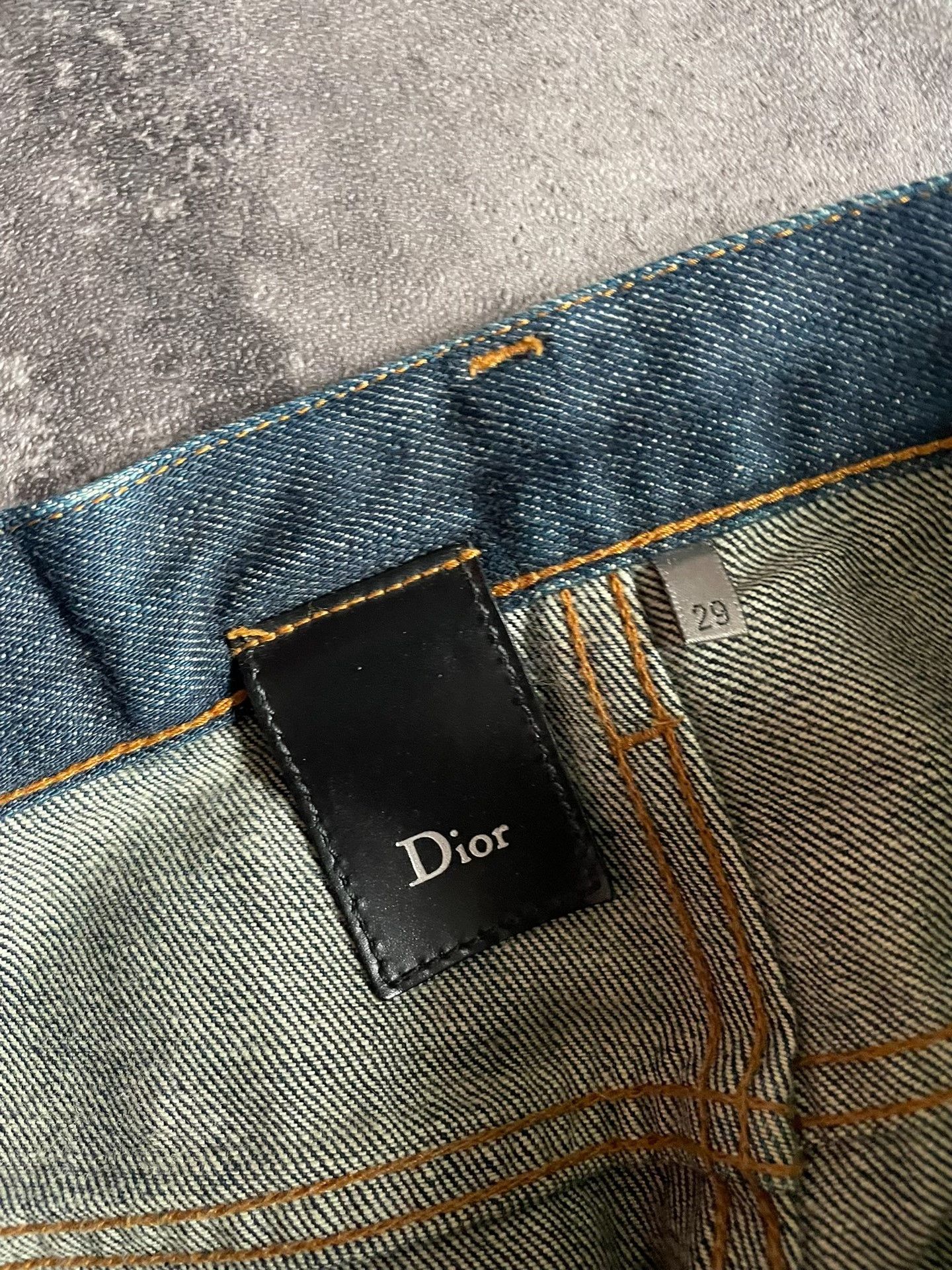 Dior Dior Homme Dark Blue Denim Jeans Size US 29 - 5 Thumbnail