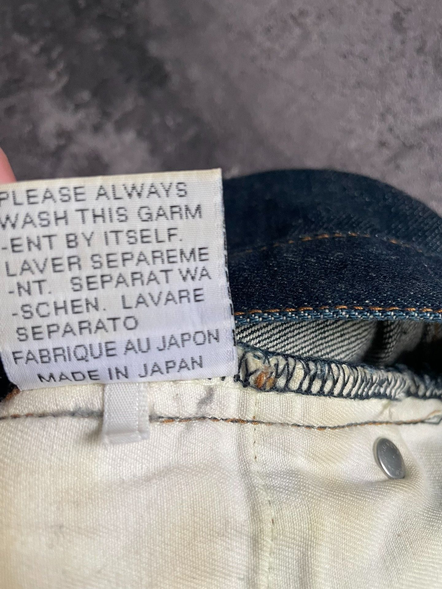 Dior Dior Homme Dark Blue Denim Jeans Size US 29 - 7 Thumbnail