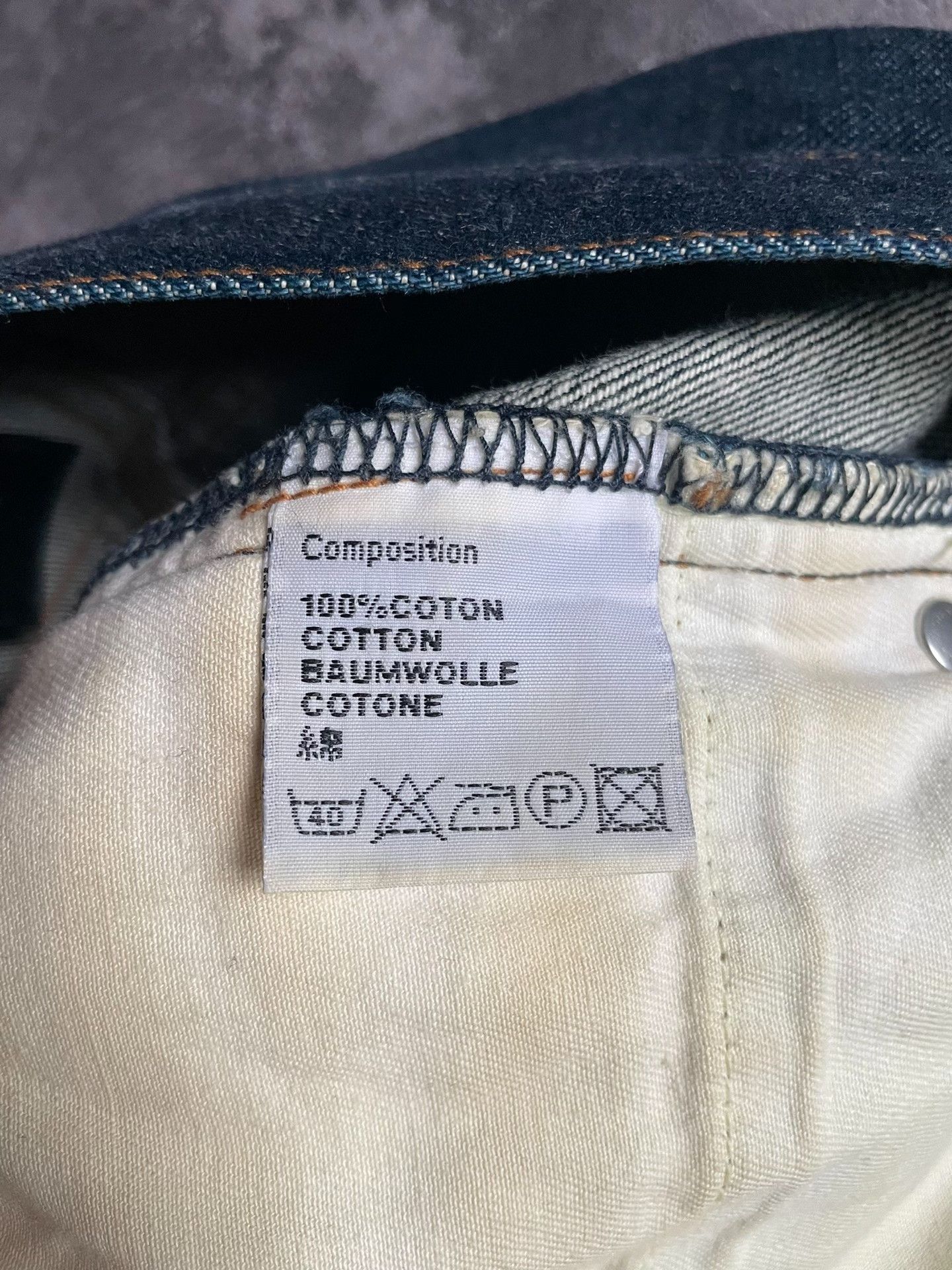 Dior Dior Homme Dark Blue Denim Jeans Size US 29 - 6 Thumbnail