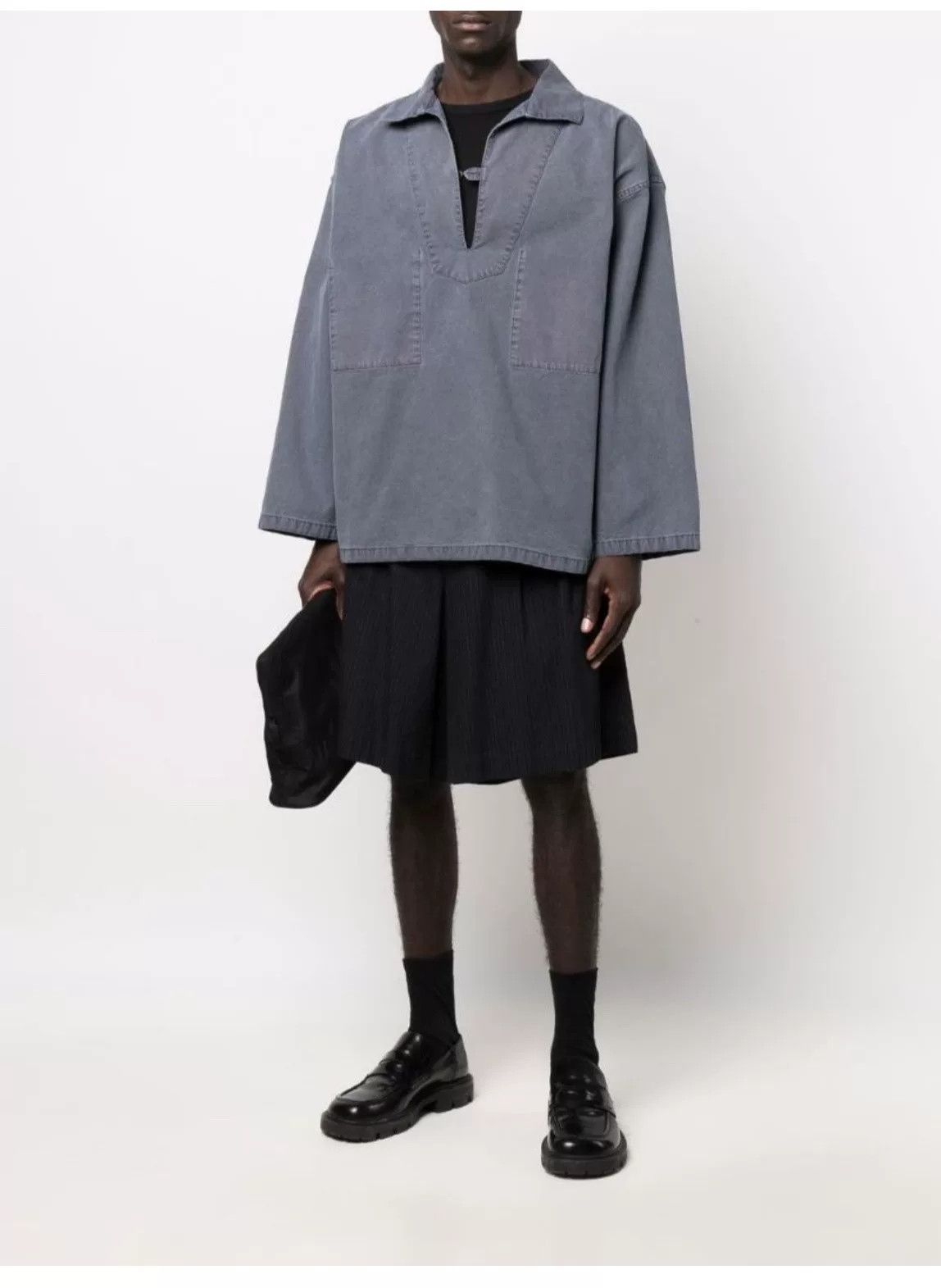 Maison Margiela Maison Margiela Gray Zip-Up Jacket Size US M / EU 48-50 / 2 - 5 Thumbnail