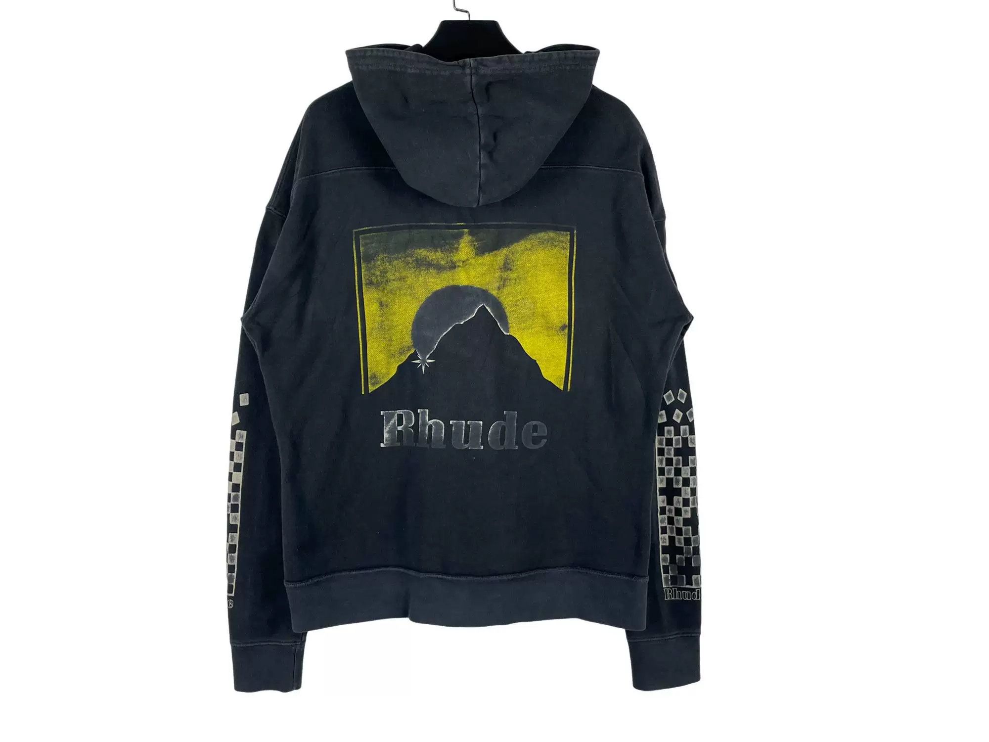 Rhude Rhude Washed Distressed Hoodie Size US S / EU 44-46 / 1 - 2 Thumbnail