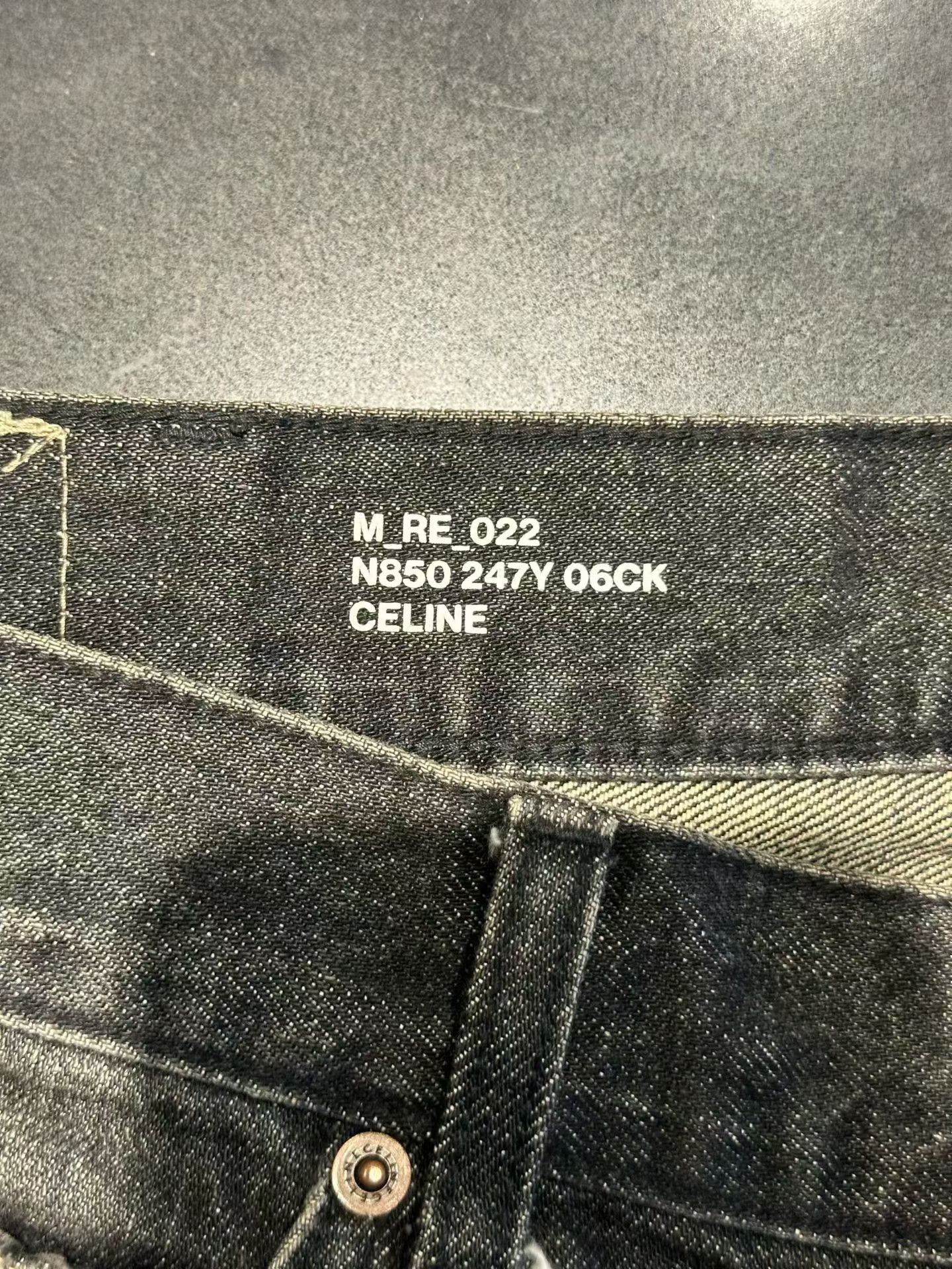 Celine Celine Wesley Distressed Straight Jeans Size US 32 / EU 48 - 3 Thumbnail