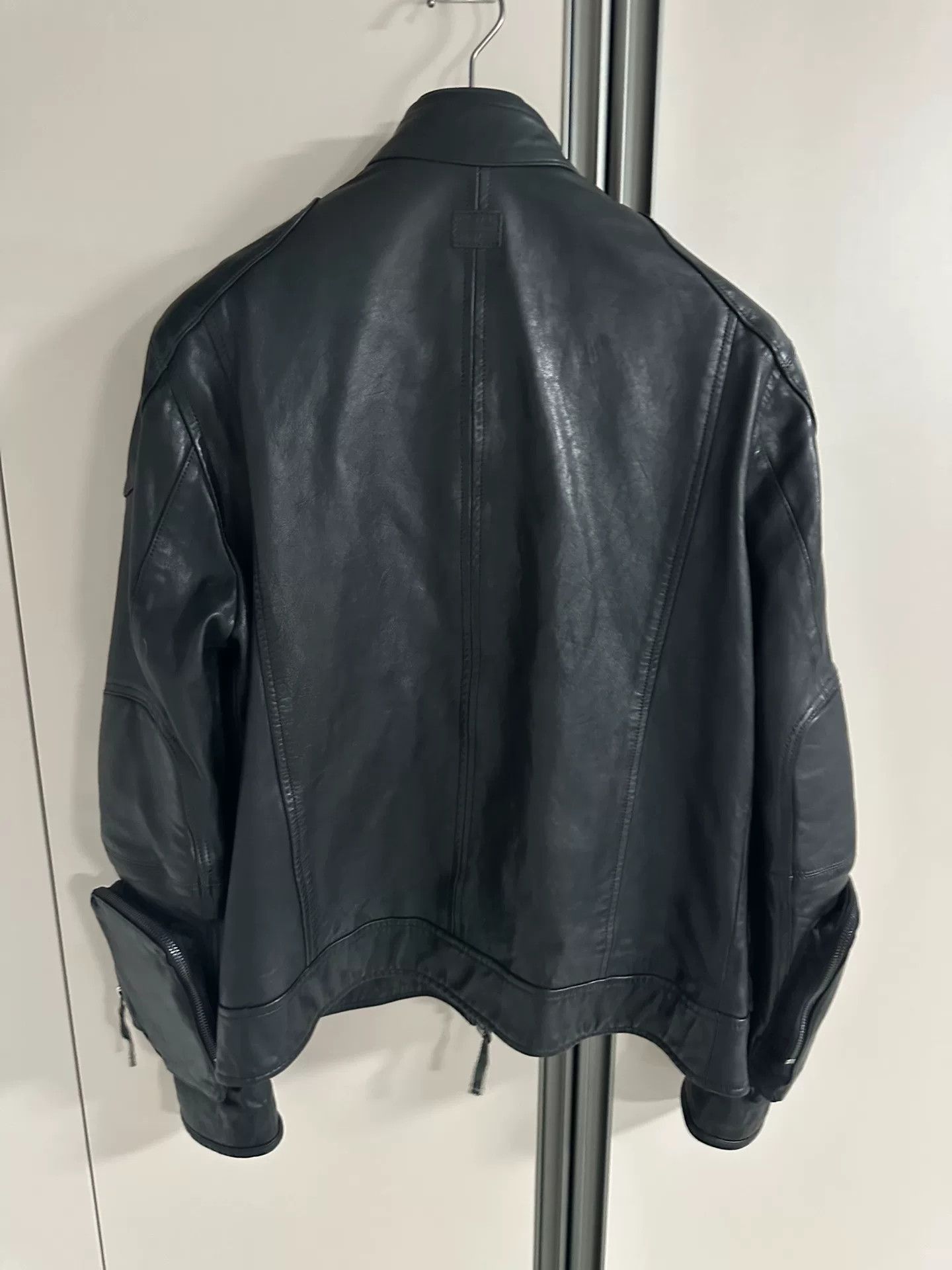 G-Star G-STAR Leather Pencilcase Jacket Size US M / EU 48-50 / 2 - 3 Thumbnail