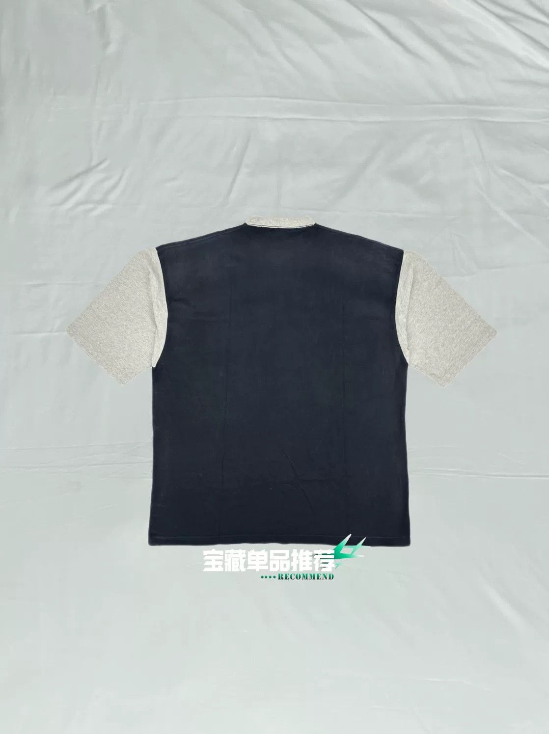 Balenciaga Balenciaga SS23 Black Raglan 3/4 Sleeve T-shirt Size US M / EU 48-50 / 2 - 2 Thumbnail