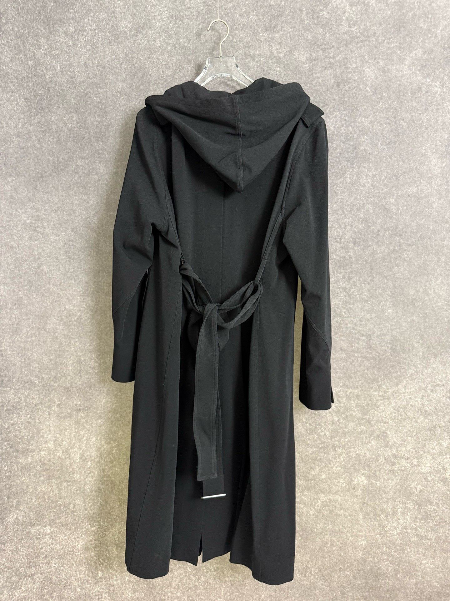 Rick Owens Rick Owens Black Structured Hooded Coat Size US S / EU 44-46 / 1 - 2 Thumbnail