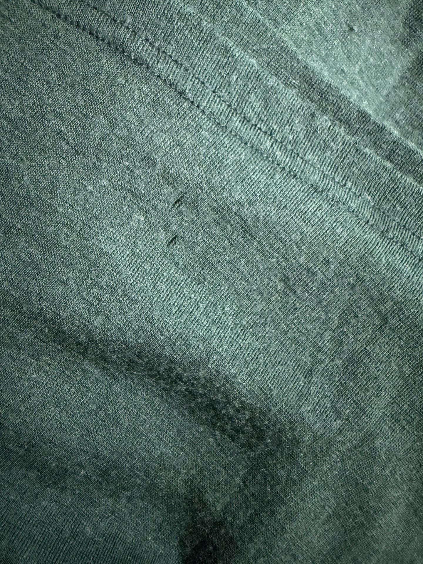 Balmain Balmain Emerald Green Wool Distressed Henley T-shirt Size US M / EU 48-50 / 2 - 5 Thumbnail