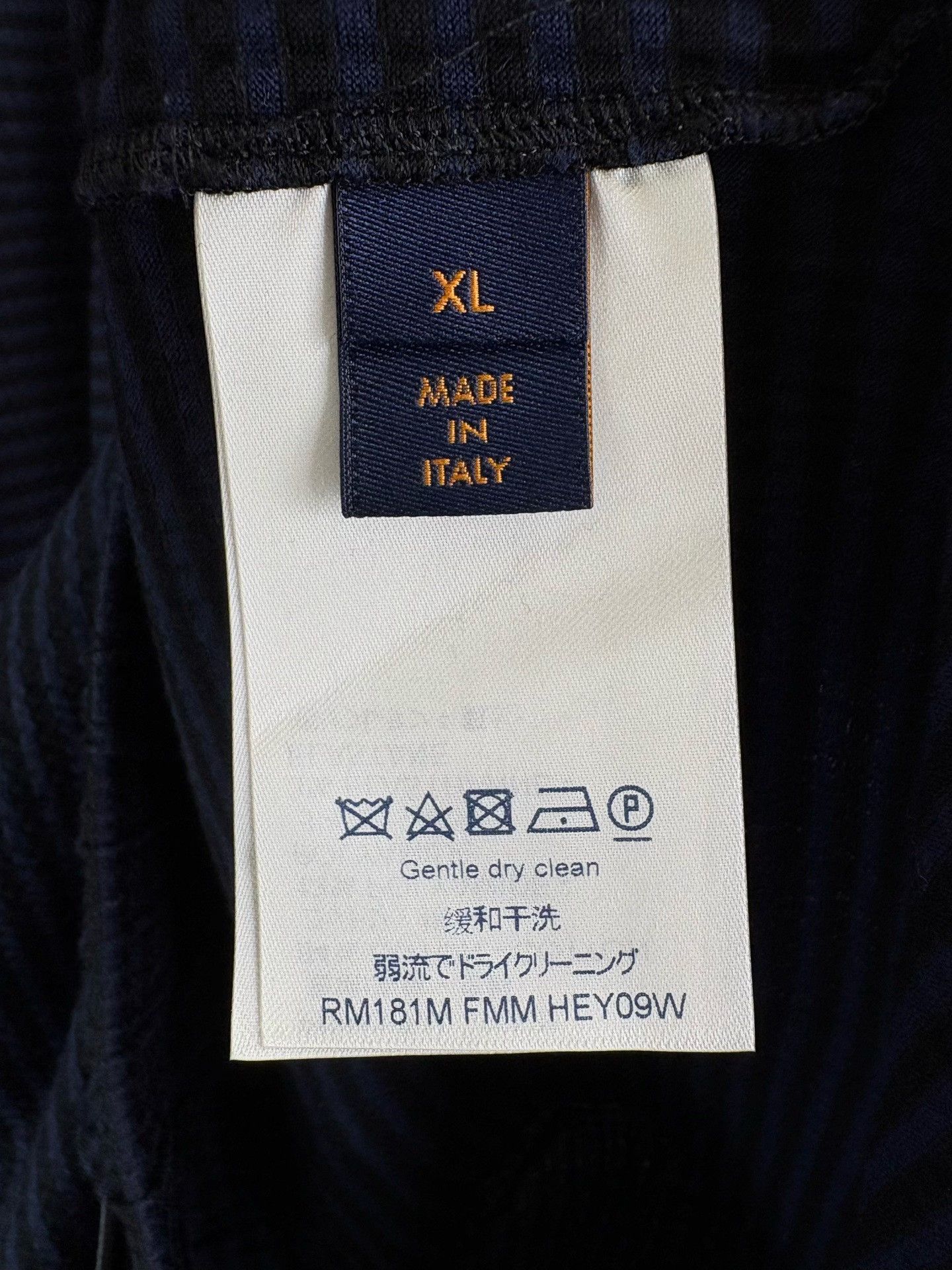 Louis Vuitton Louis Vuitton Striped Technical T-Shirt XL Size US XL / EU 56 / 4 - 6 Thumbnail