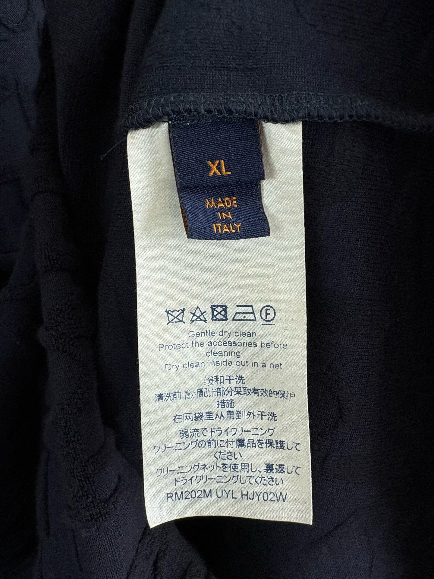 Louis Vuitton Louis Vuitton Flocked Monogram Half-Zip Polo XL Size US XL / EU 56 / 4 - 6 Thumbnail