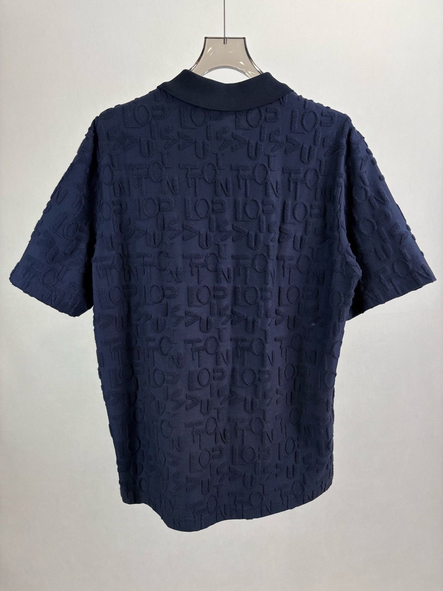 Louis Vuitton Louis Vuitton Flocked Monogram Half-Zip Polo XL Size US XL / EU 56 / 4 - 3 Thumbnail